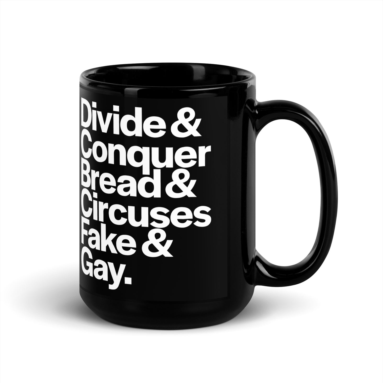 Divide & Conquer Ampersand Coffee Mug