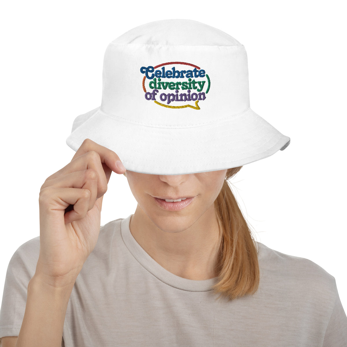 Celebrate Diversity of Opinion Bucket Hat