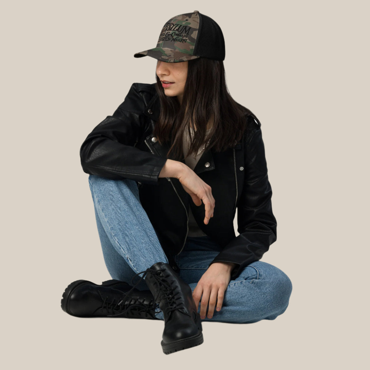 Whiskey Rebellion Camouflage Trucker Hat