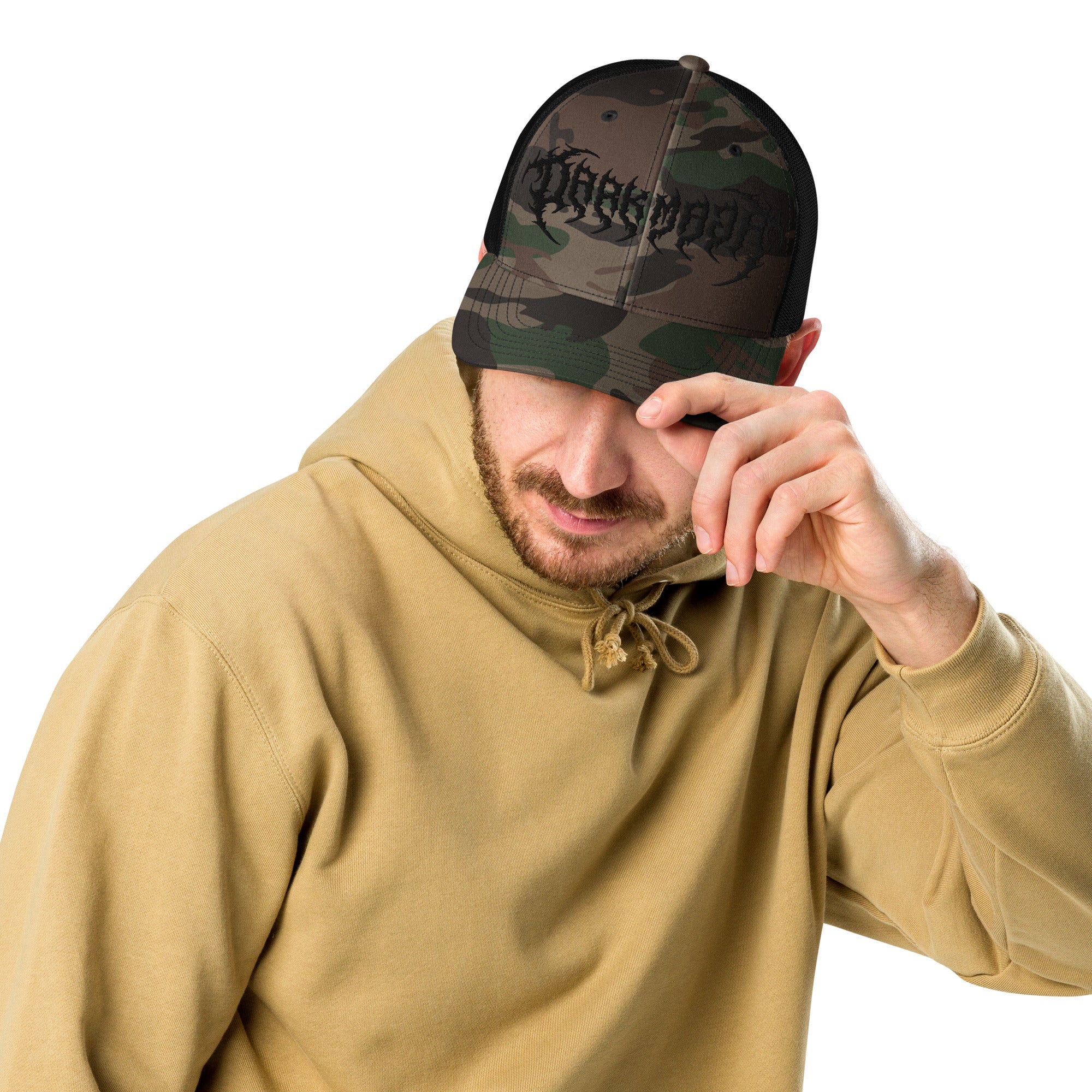 Dark MAGA Camouflage Trucker Hat