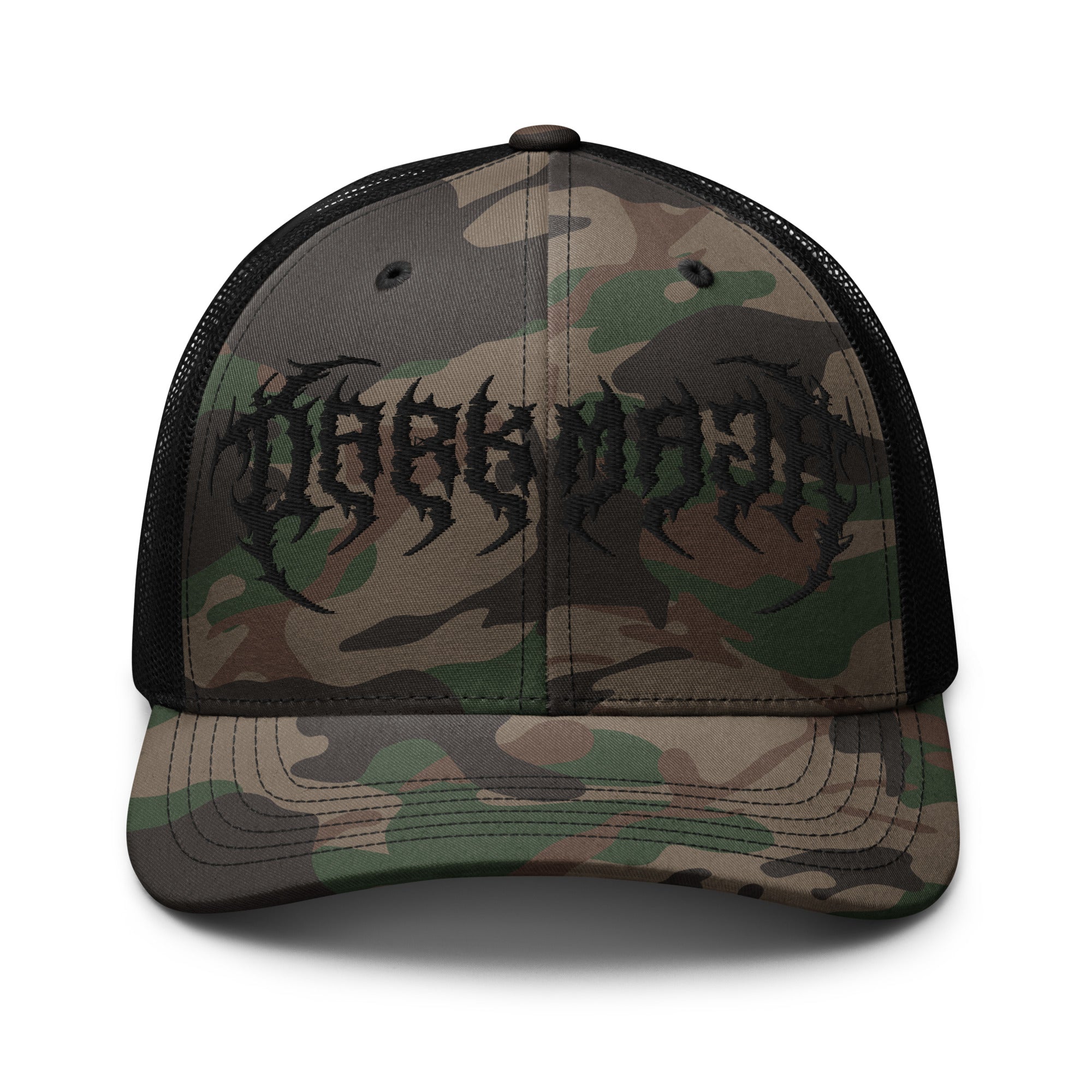 Dark MAGA Camouflage Trucker Hat