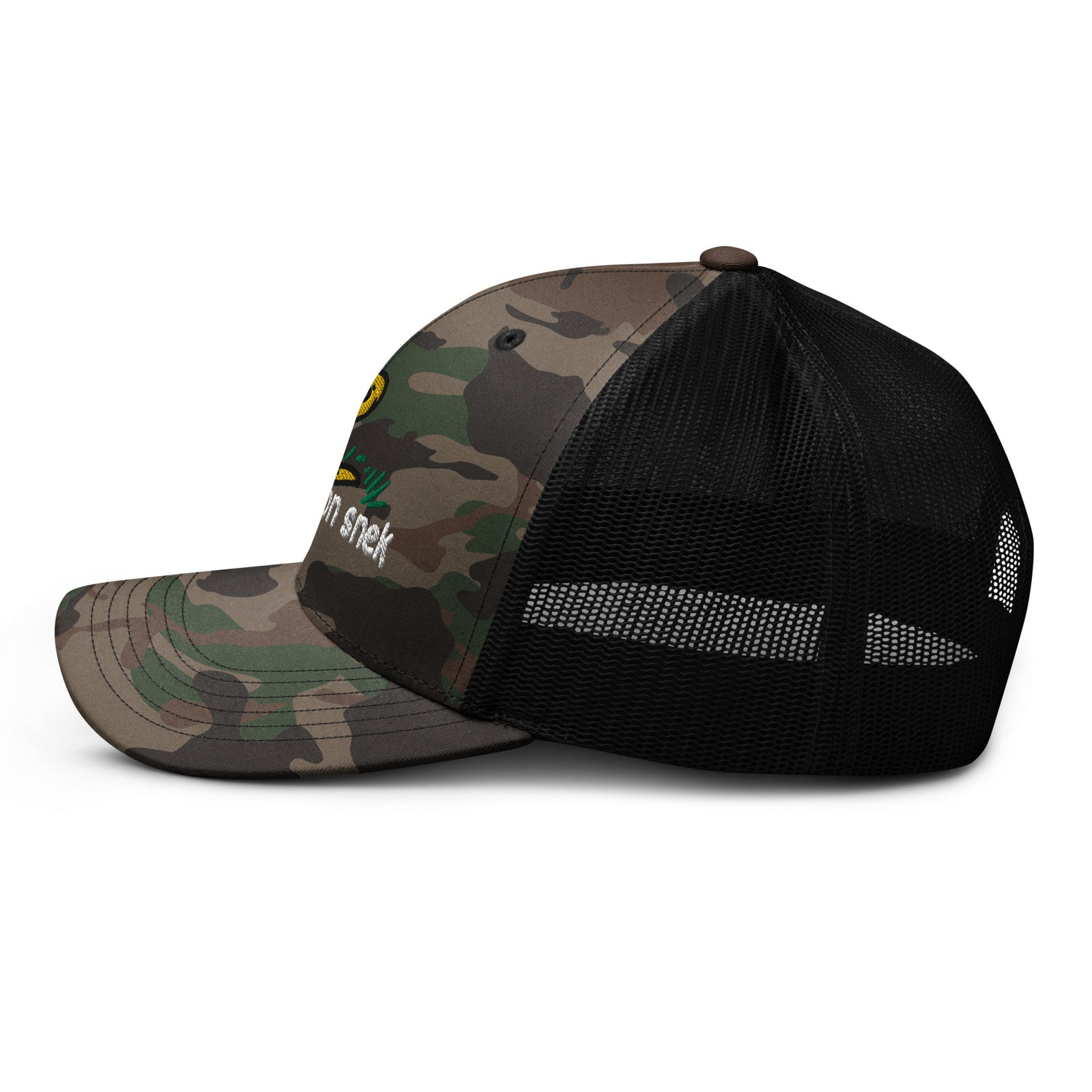 No Step On Snek Camouflage Trucker Hat