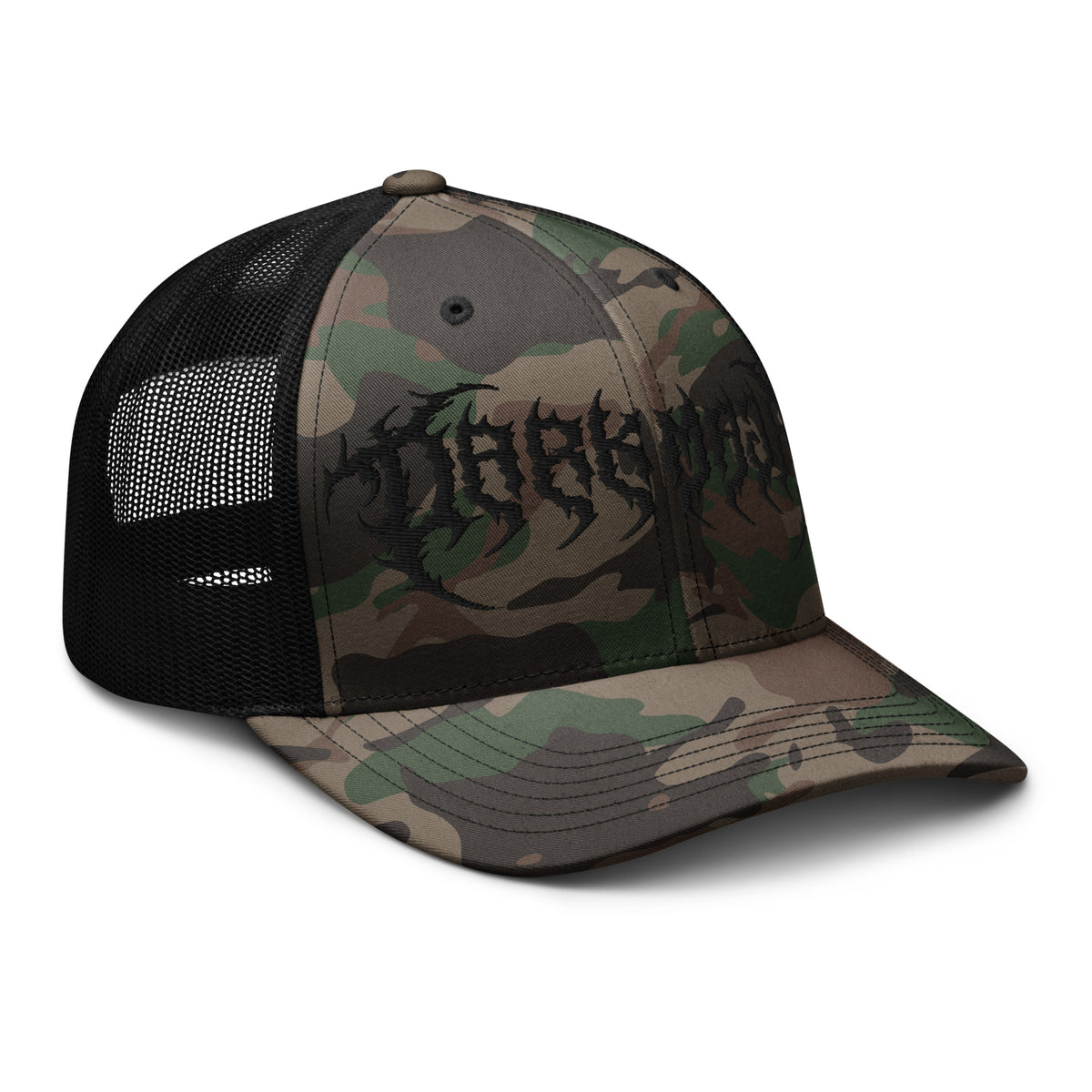 Dark MAGA Camouflage Trucker Hat