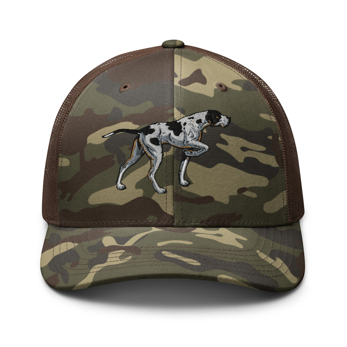 Pointer Dog Camouflage Trucker Hat