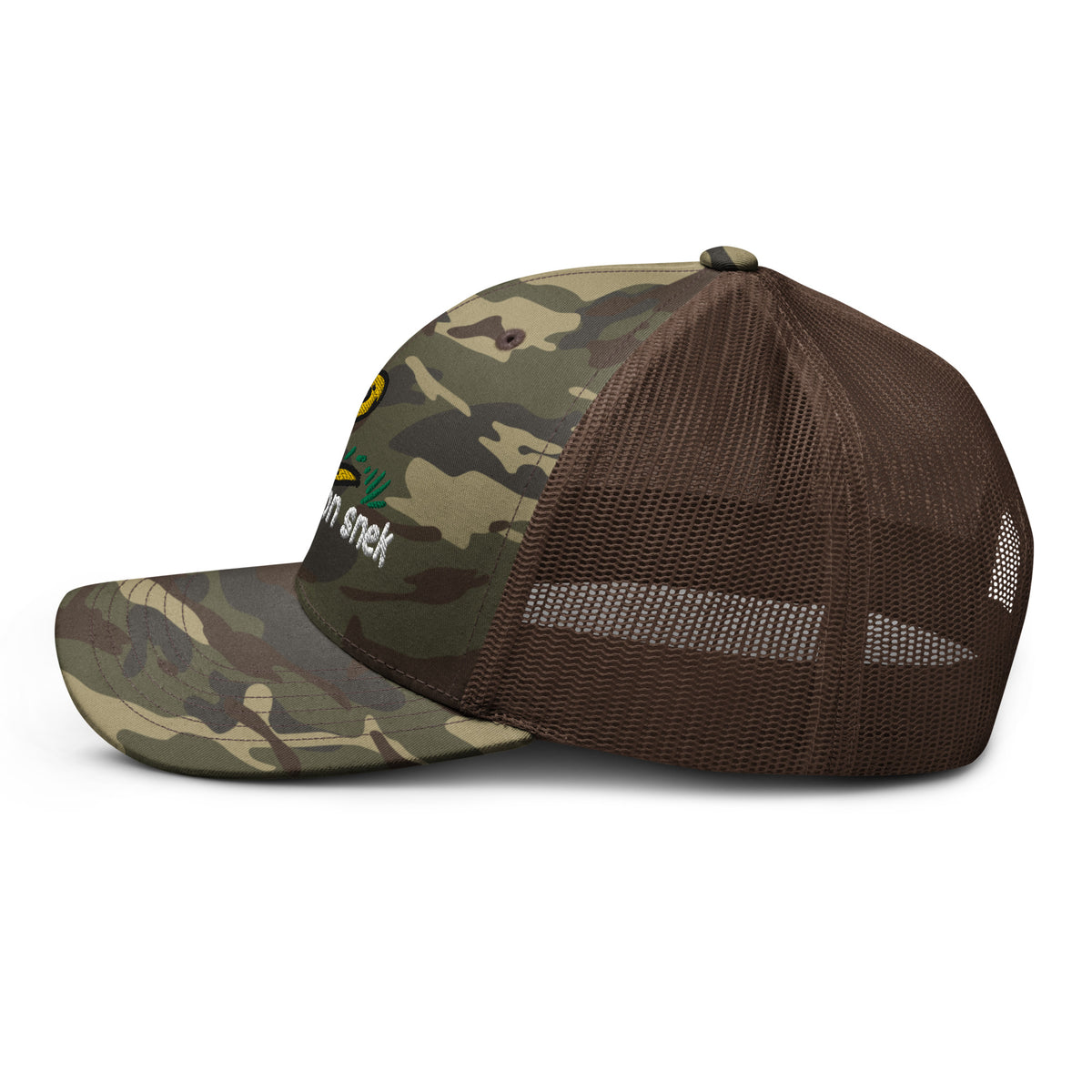 No Step On Snek Camouflage Trucker Hat