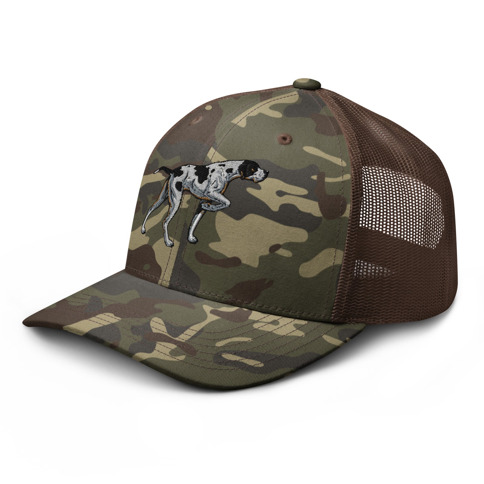 Pointer Dog Camouflage Trucker Hat