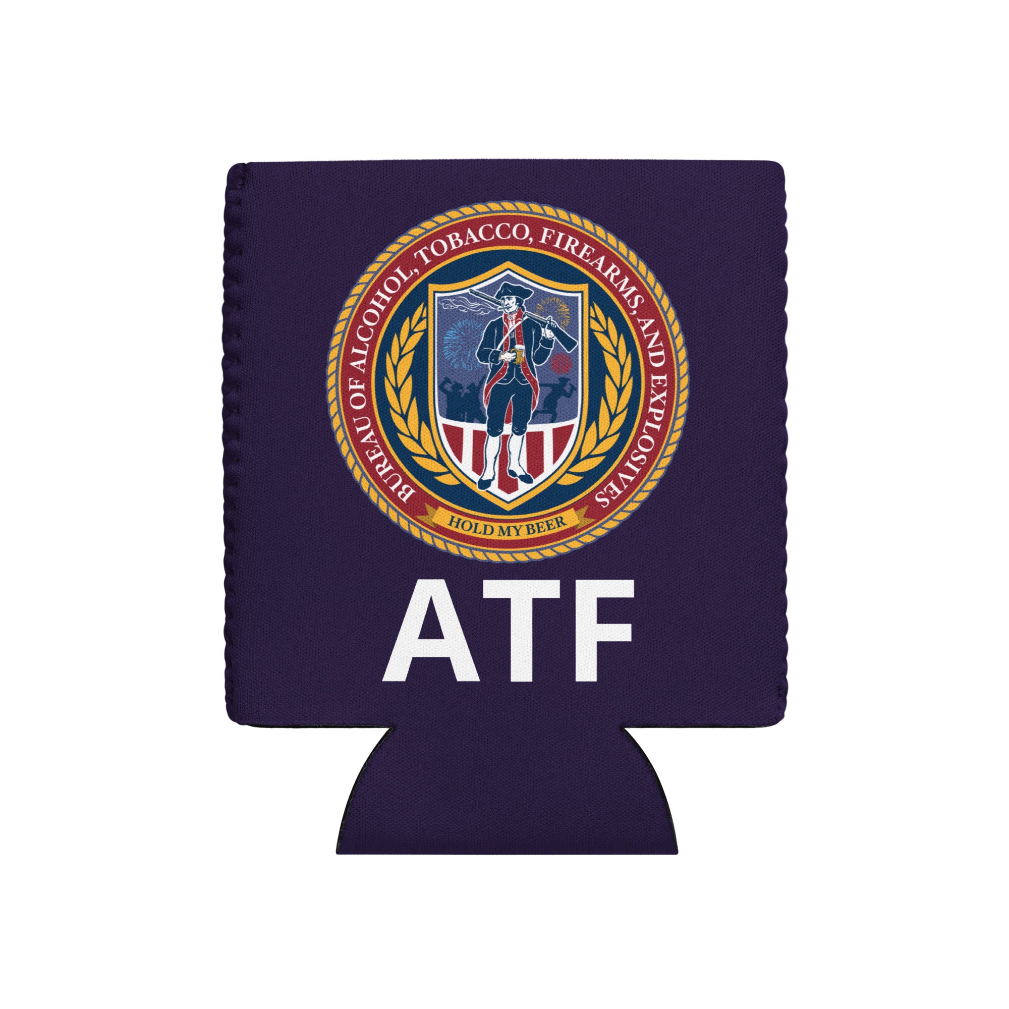 ATF Hold My Beer Can Cooler