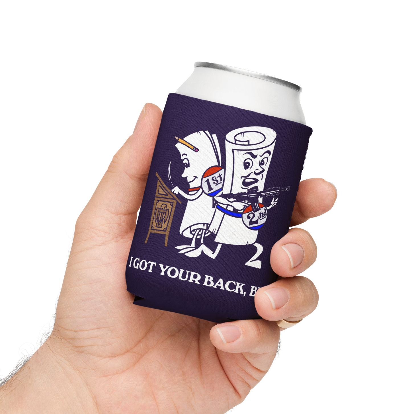 I Got Your Back Bro 2nd Amendment Can Cooler