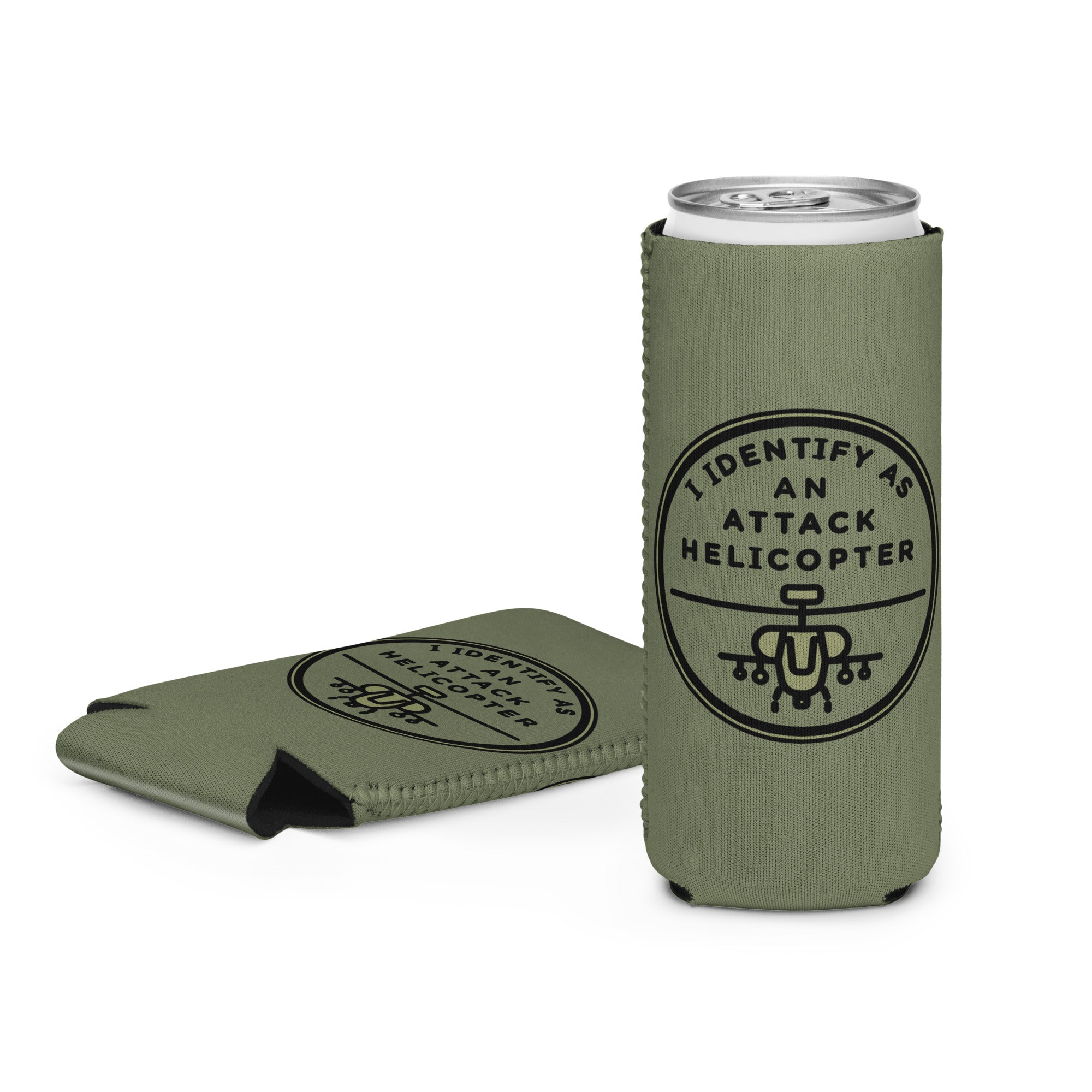 I Identify as an Attack Helicopter Can Cooler