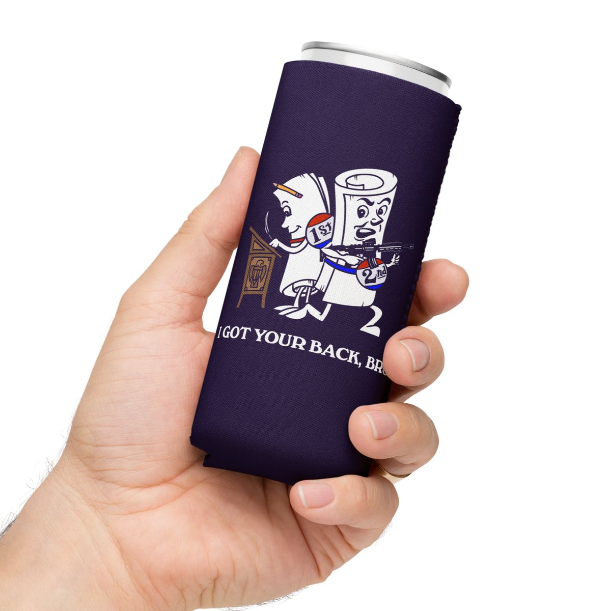 I Got Your Back Bro 2nd Amendment Can Cooler