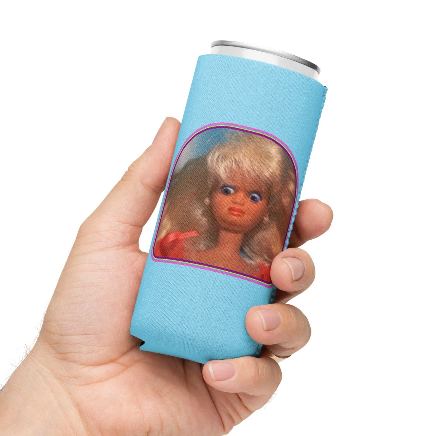 WTF Barbie Can Cooler