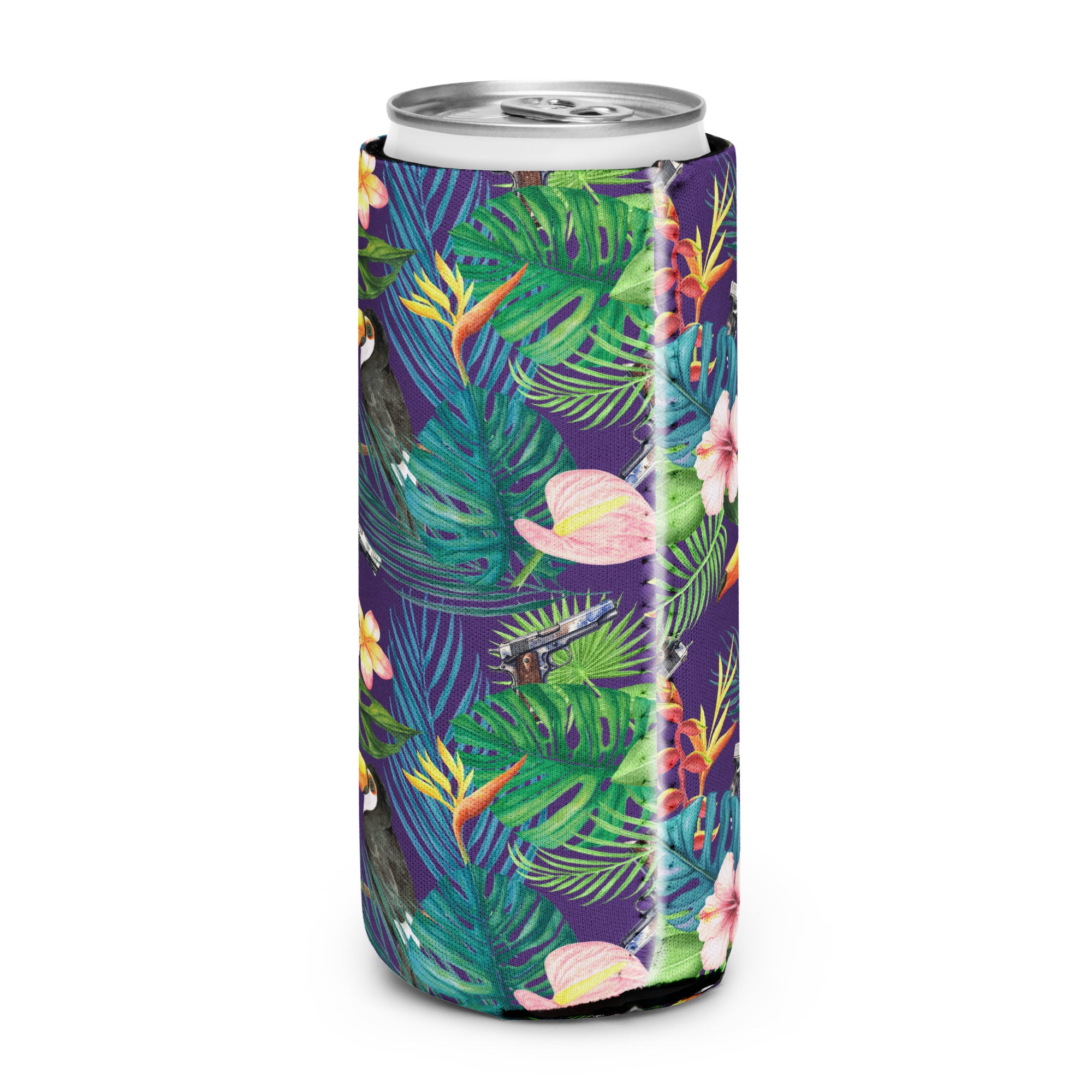 Hibiscus Bang Bang Sunset Hawaiian Can Cooler