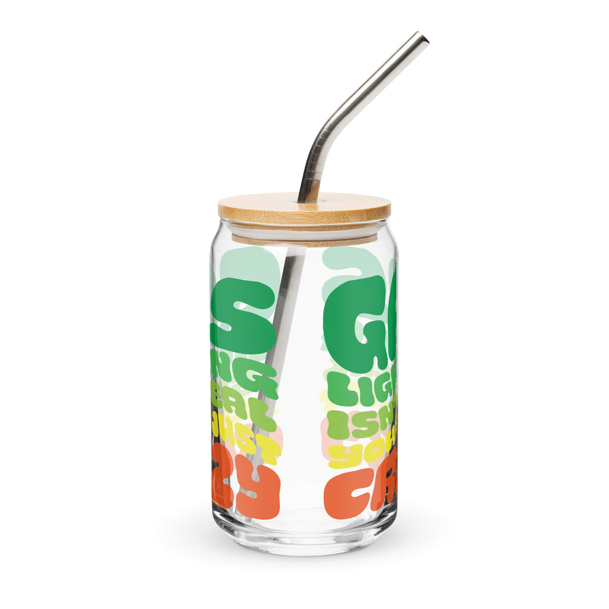 Gaslighting Can-shaped Glass