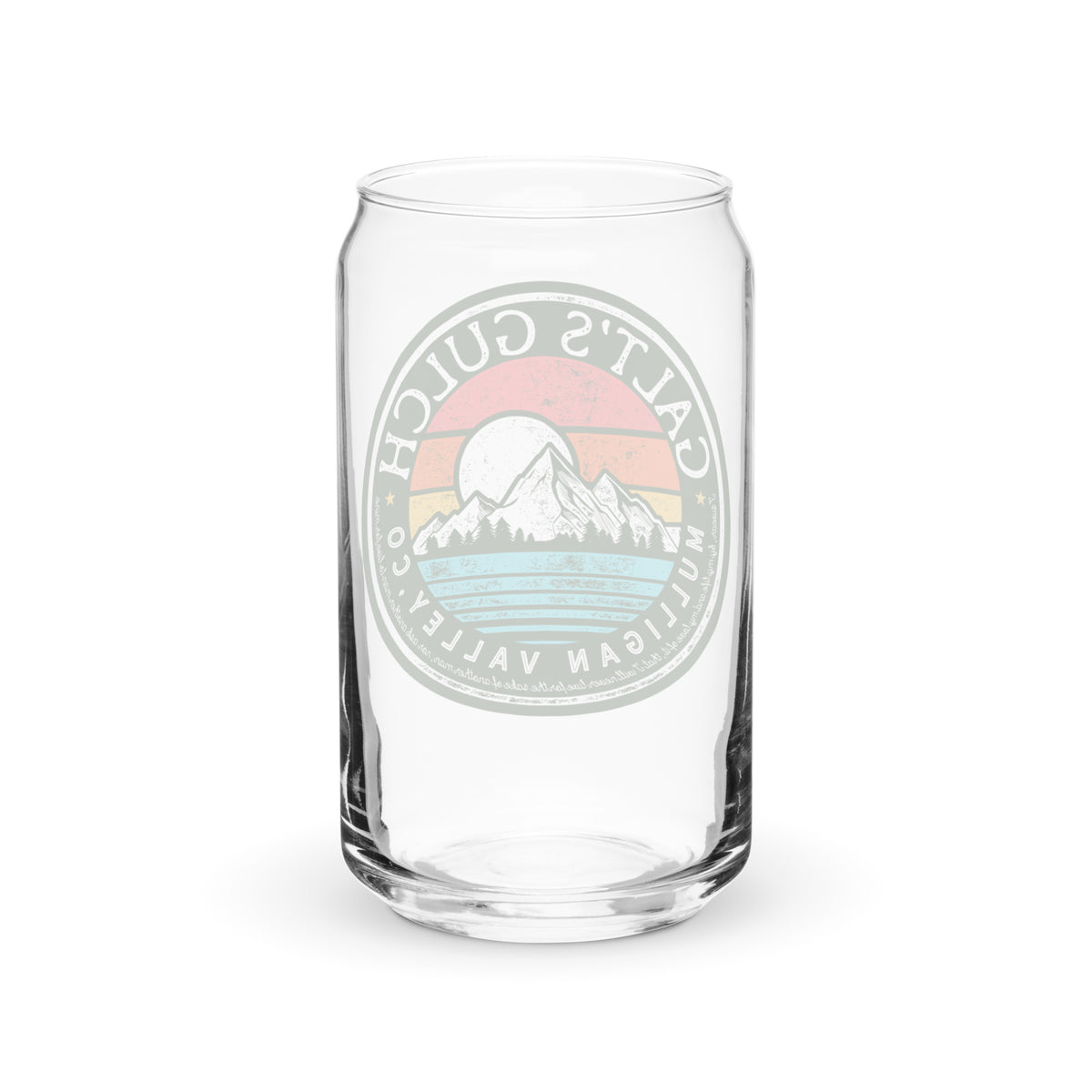 Galt&#39;s Gulch Can-shaped Glass