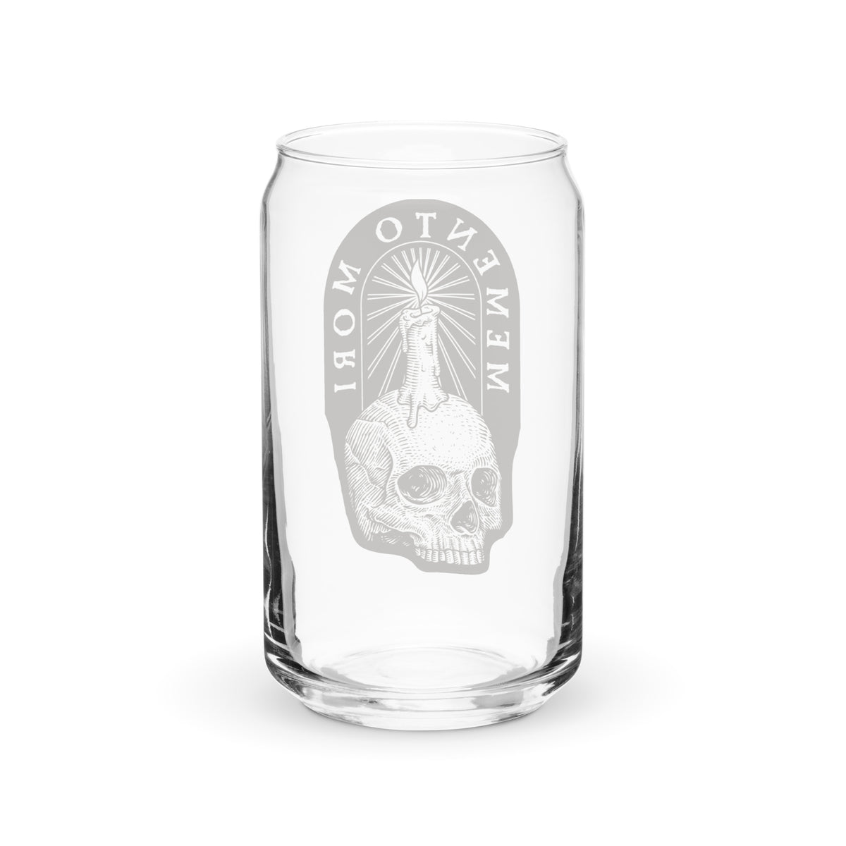 Memento Mori Can-Shaped Glass
