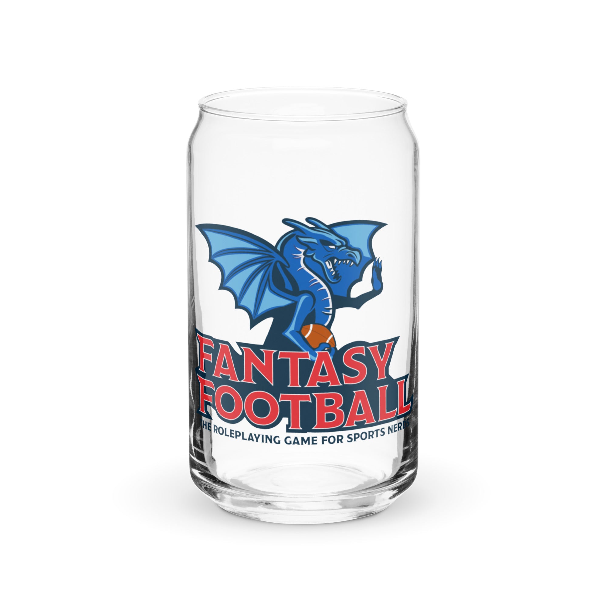 Fantasy Football Can-Shaped Glass