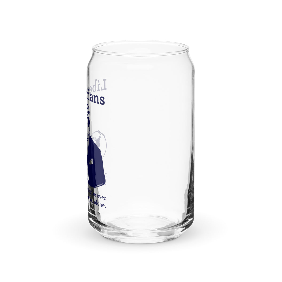 The Libertarian Plot Can-Shaped Glass