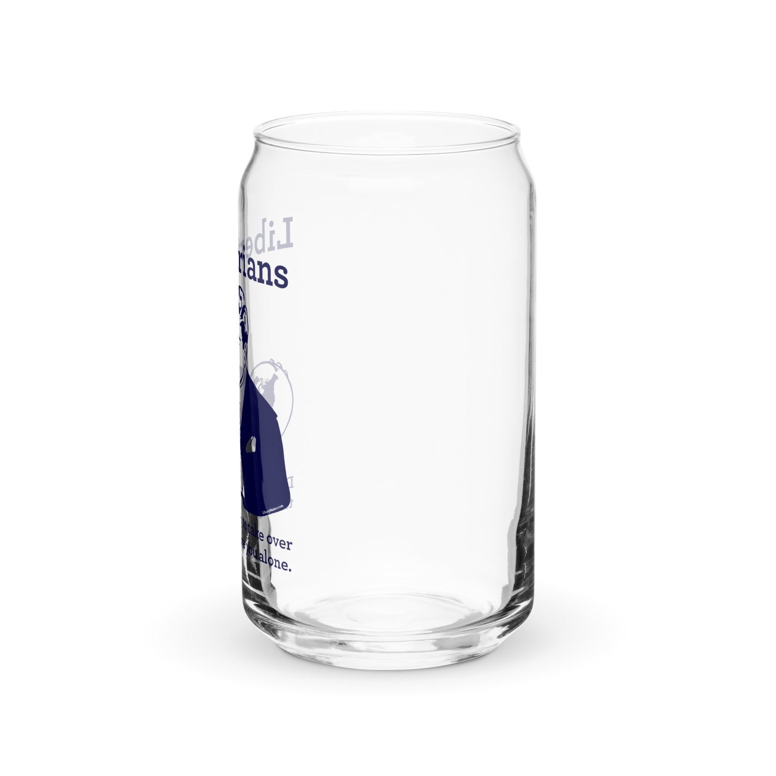 The Libertarian Plot Can-Shaped Glass