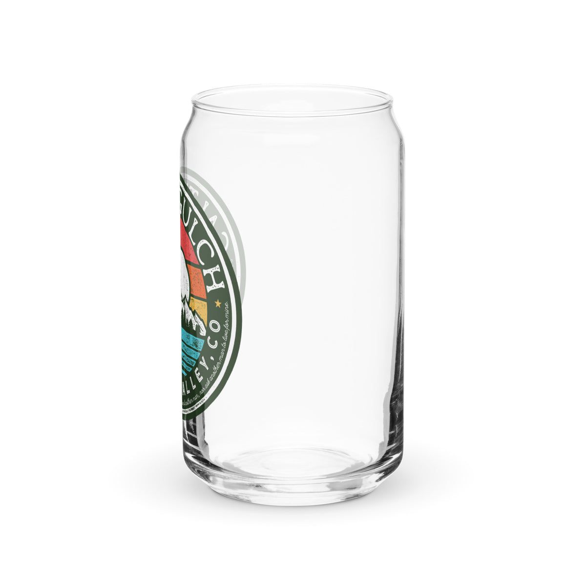 Galt&#39;s Gulch Can-shaped Glass