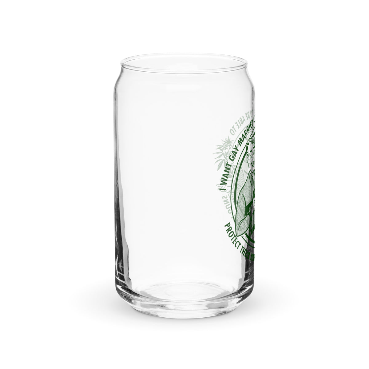 I Want Gay Married Couples To Protect Their Marijuana Plants With Guns Can-Shaped Glass