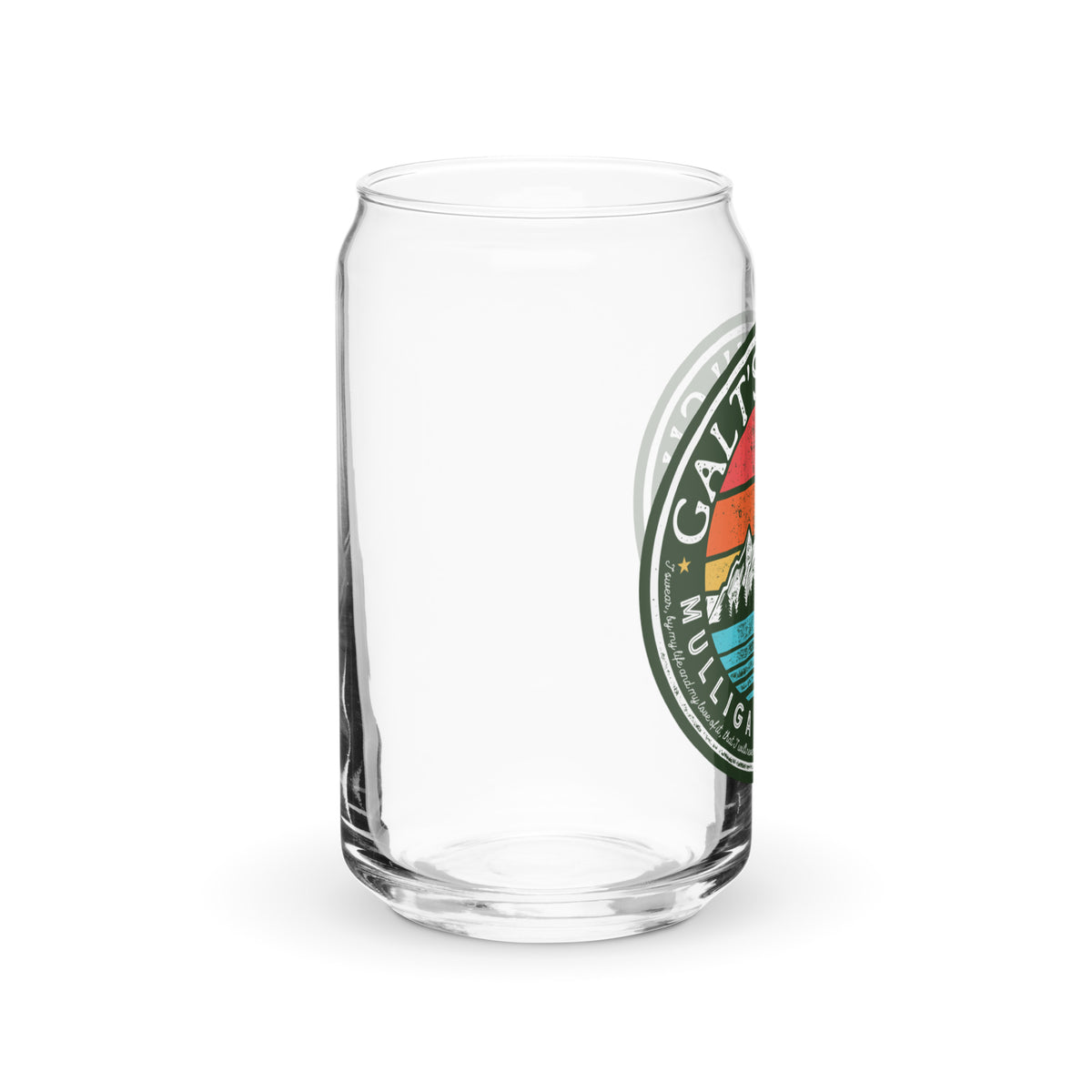 Galt&#39;s Gulch Can-shaped Glass