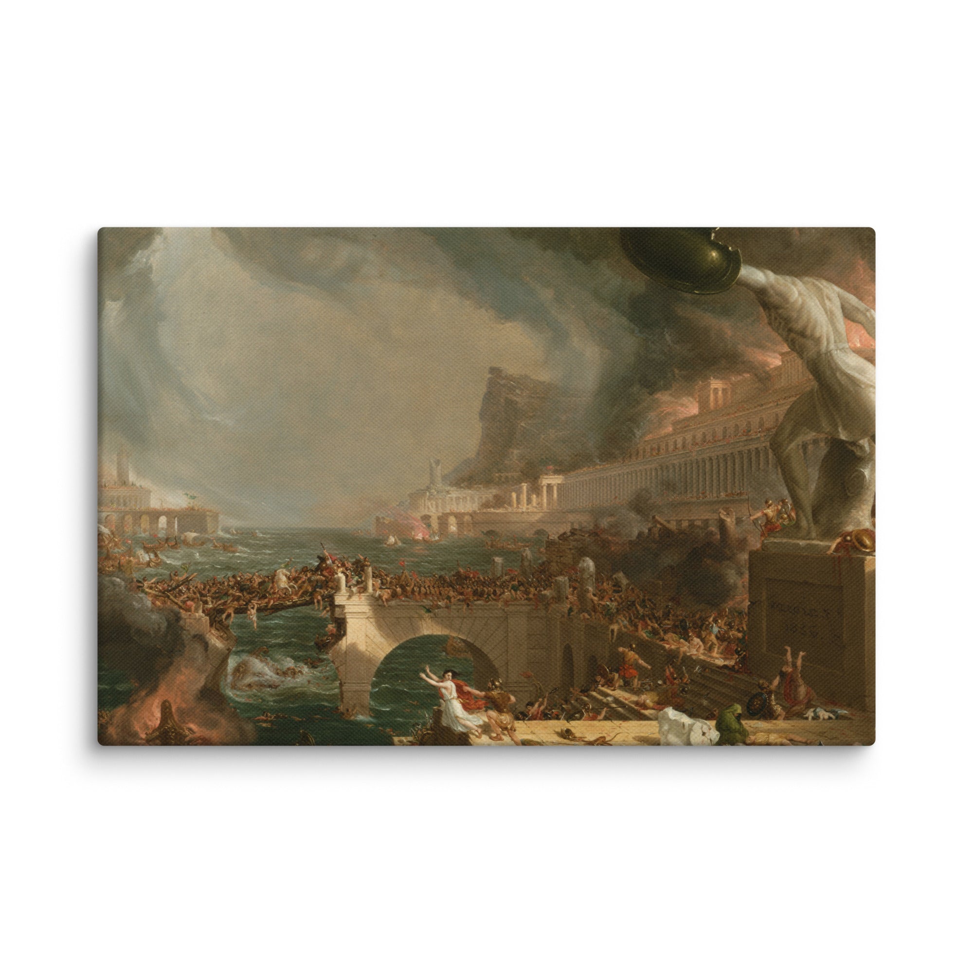 Thomas Cole's Destruction Canvas