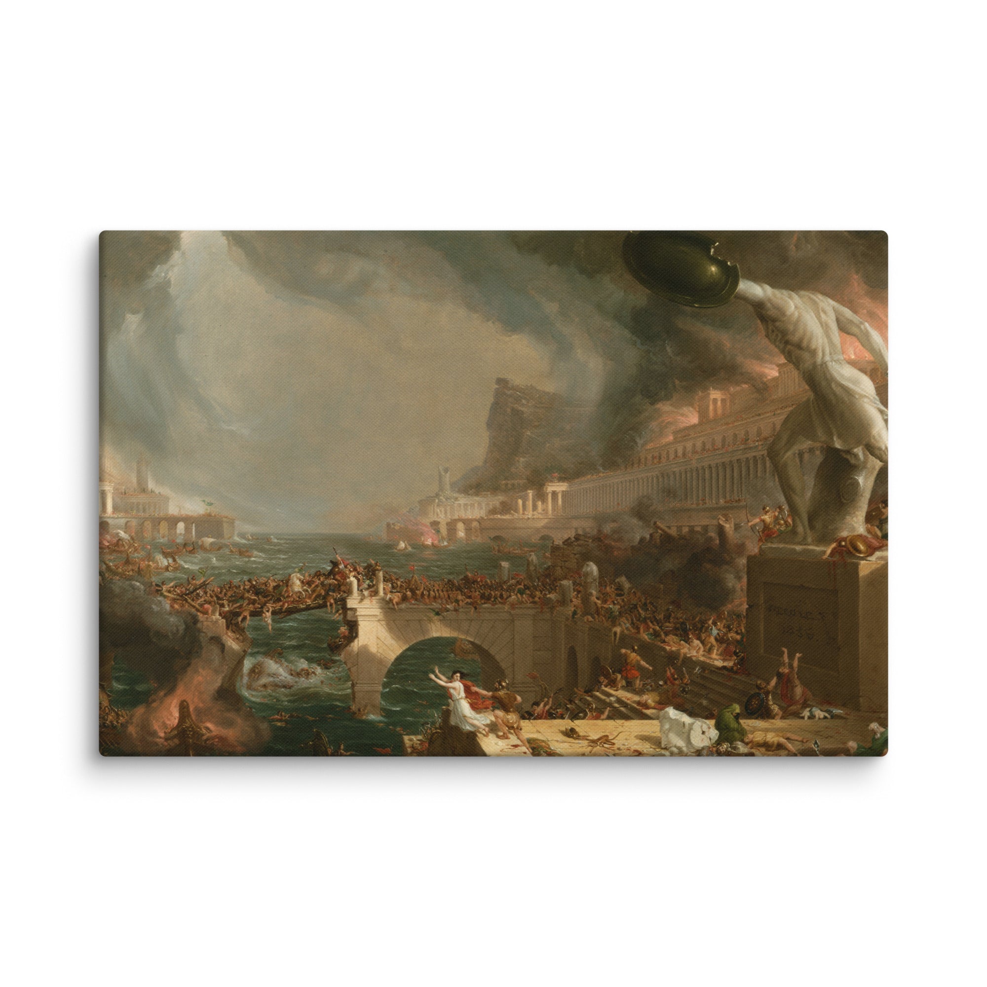 Thomas Cole's Destruction Canvas