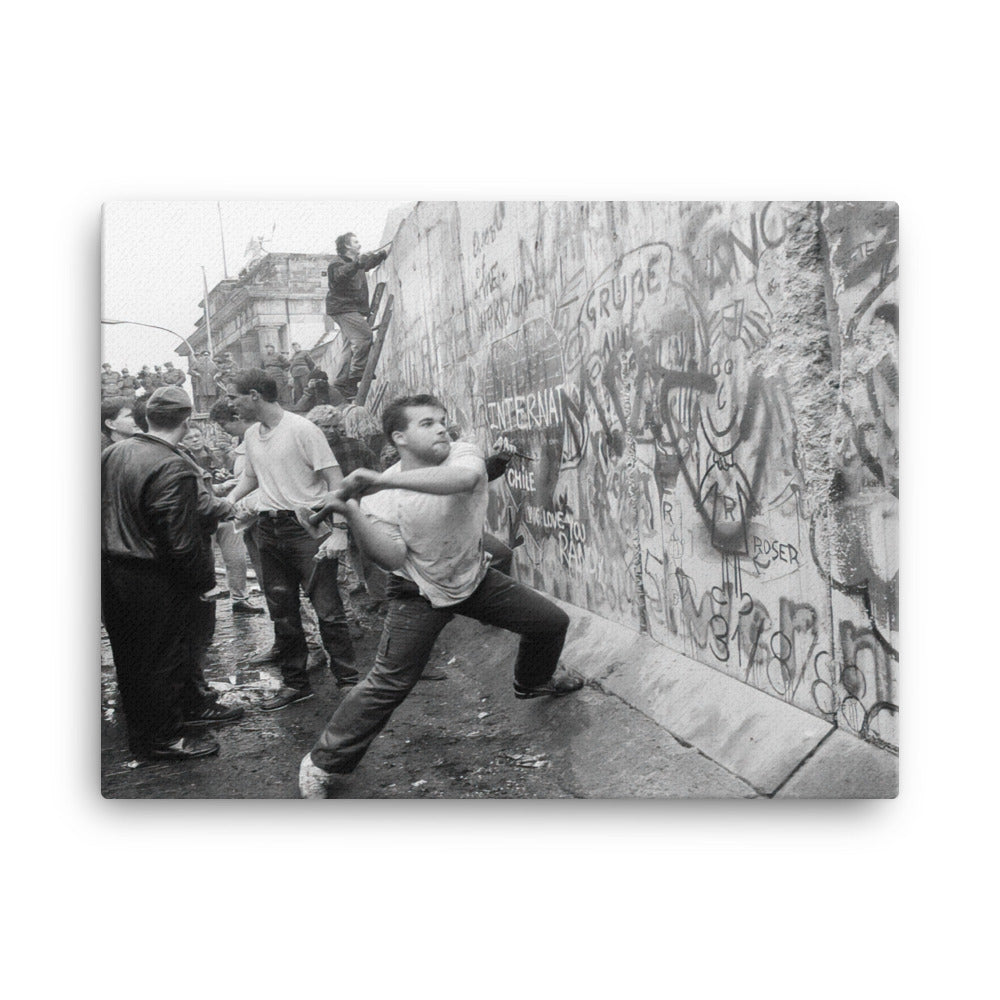 Take Down This Wall Berlin Wrapped Canvas Wall Art