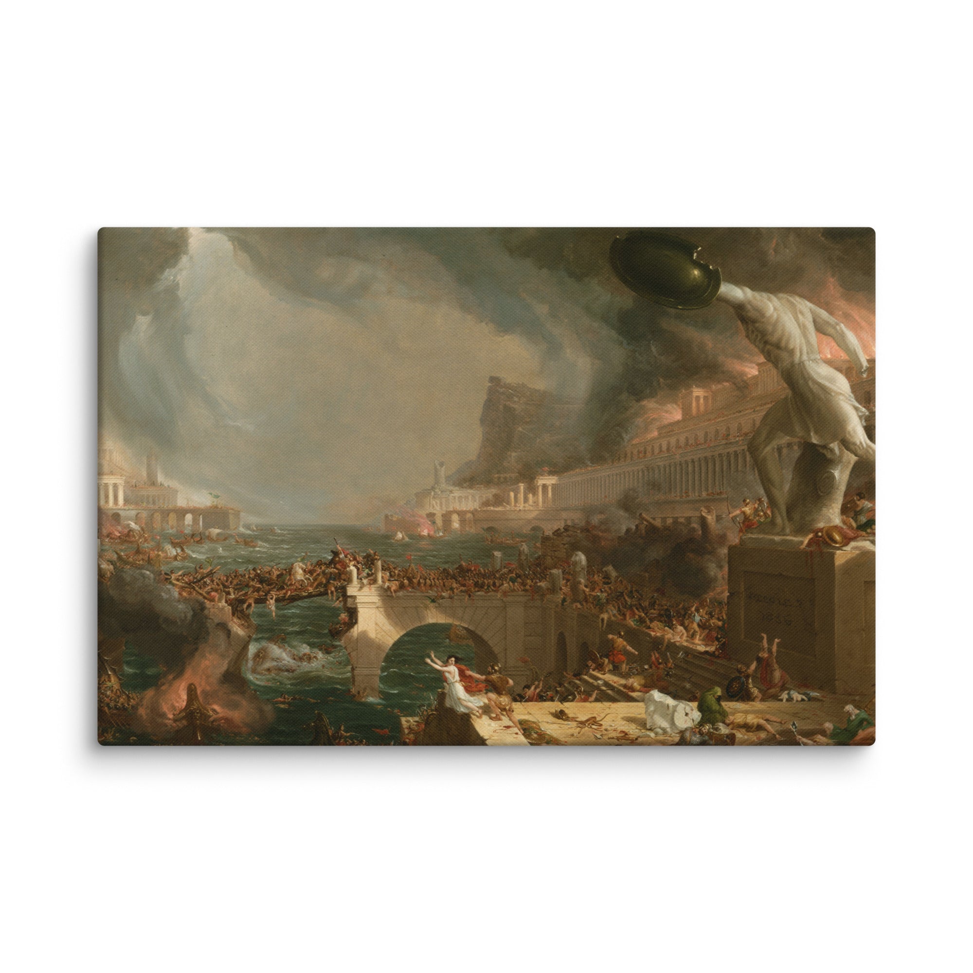 Thomas Cole's Destruction Canvas