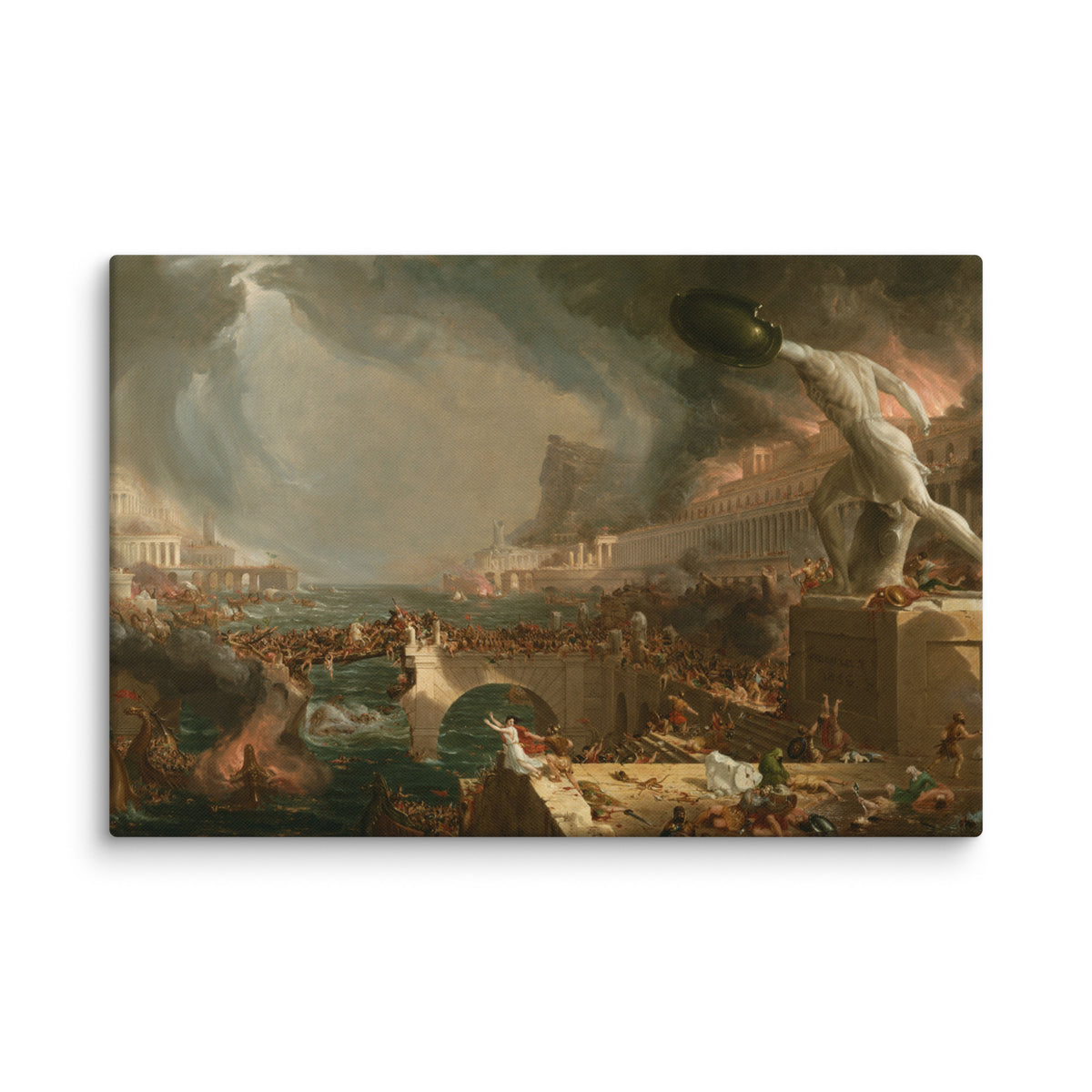 Thomas Cole&#39;s Destruction Canvas