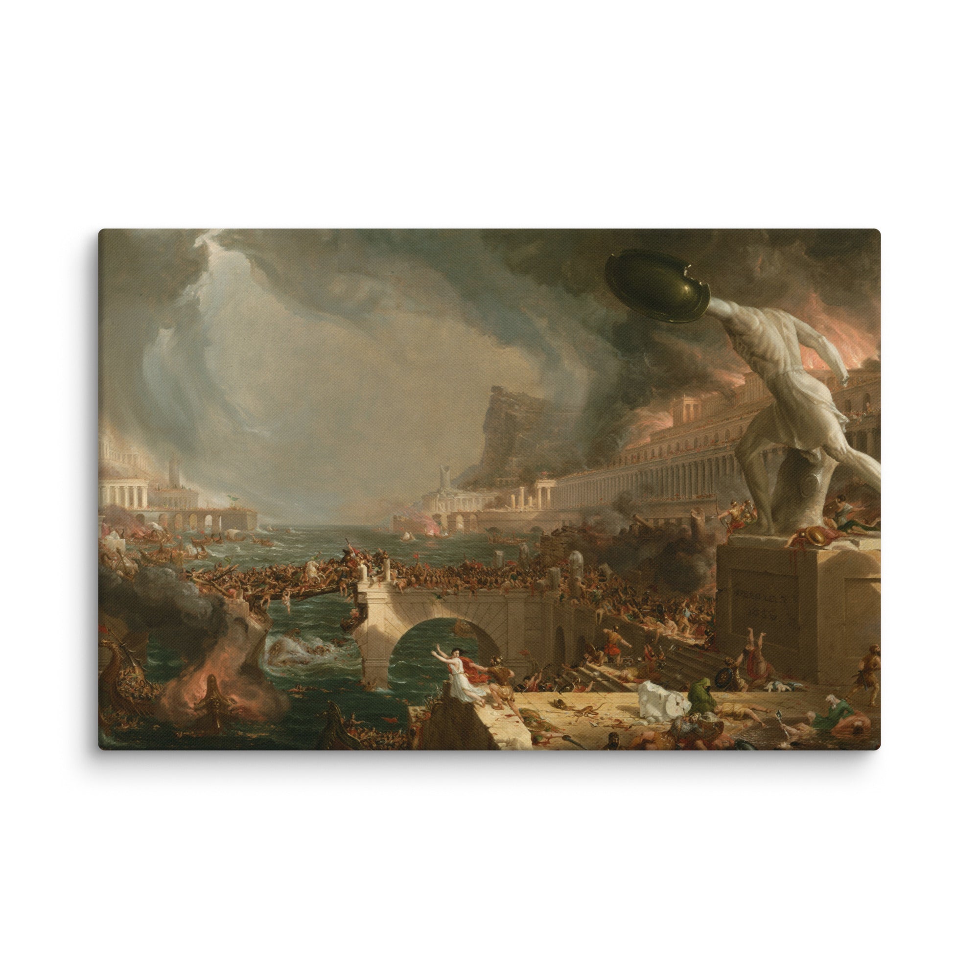 Thomas Cole's Destruction Canvas