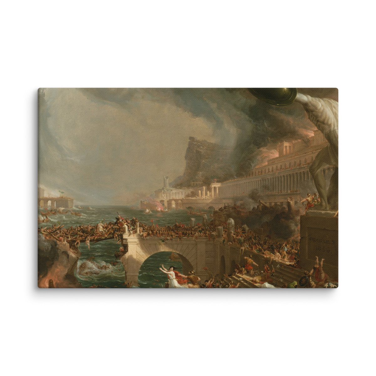 Thomas Cole&#39;s Destruction Canvas