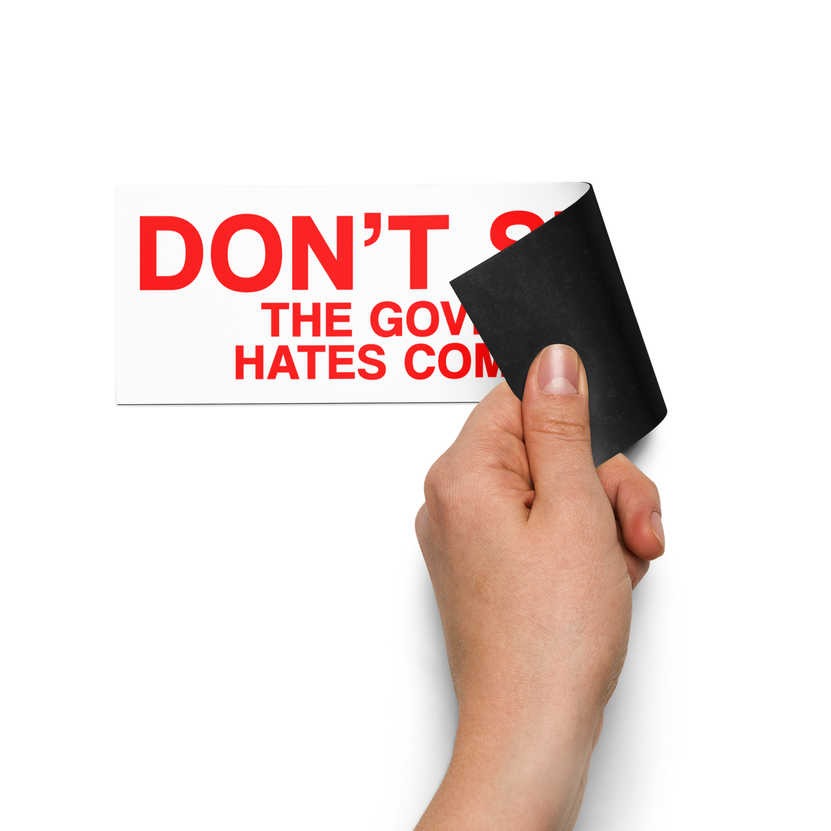 Don&#39;t Steal the Government Hates Competition Car Magnets