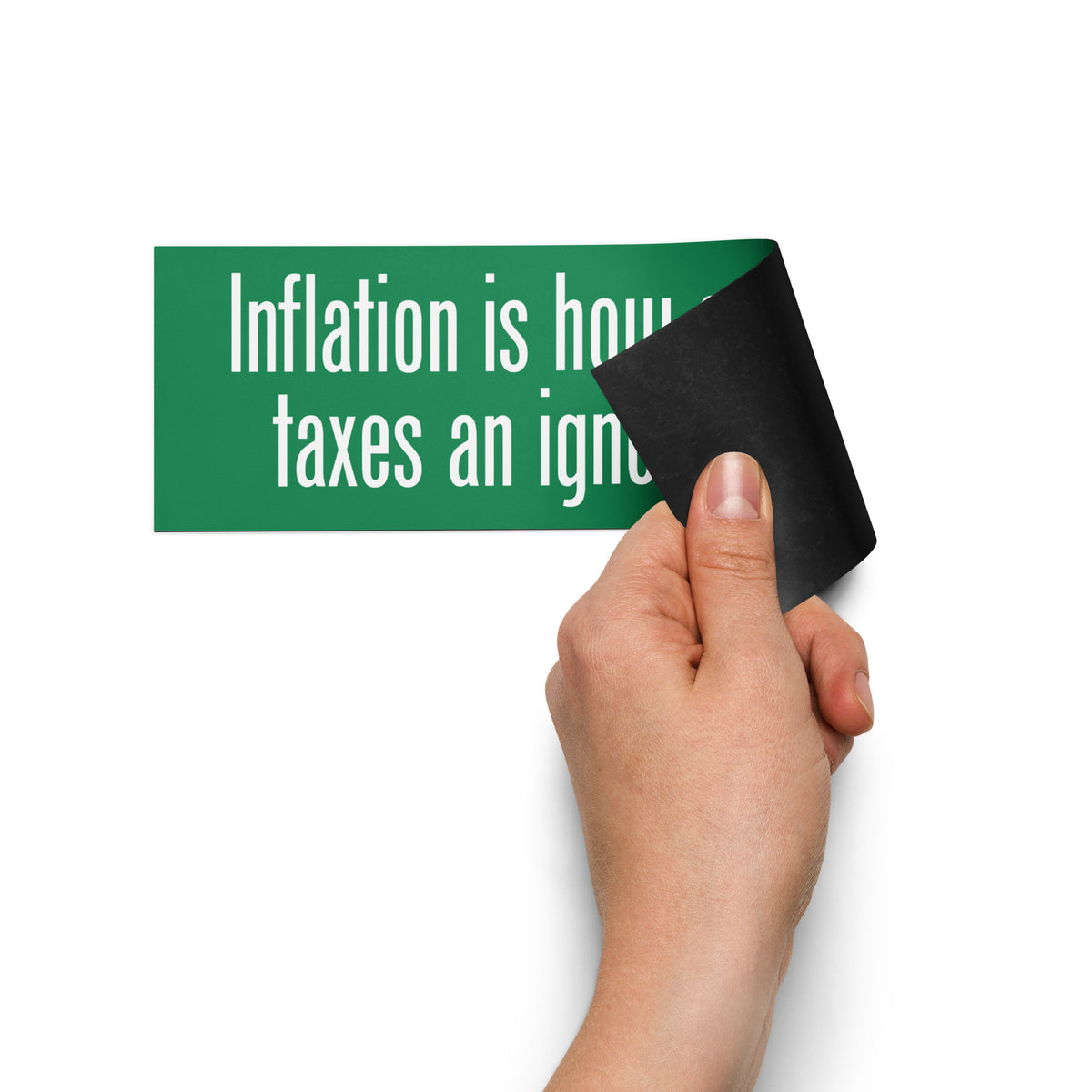 Inflation Tax Car Magnet