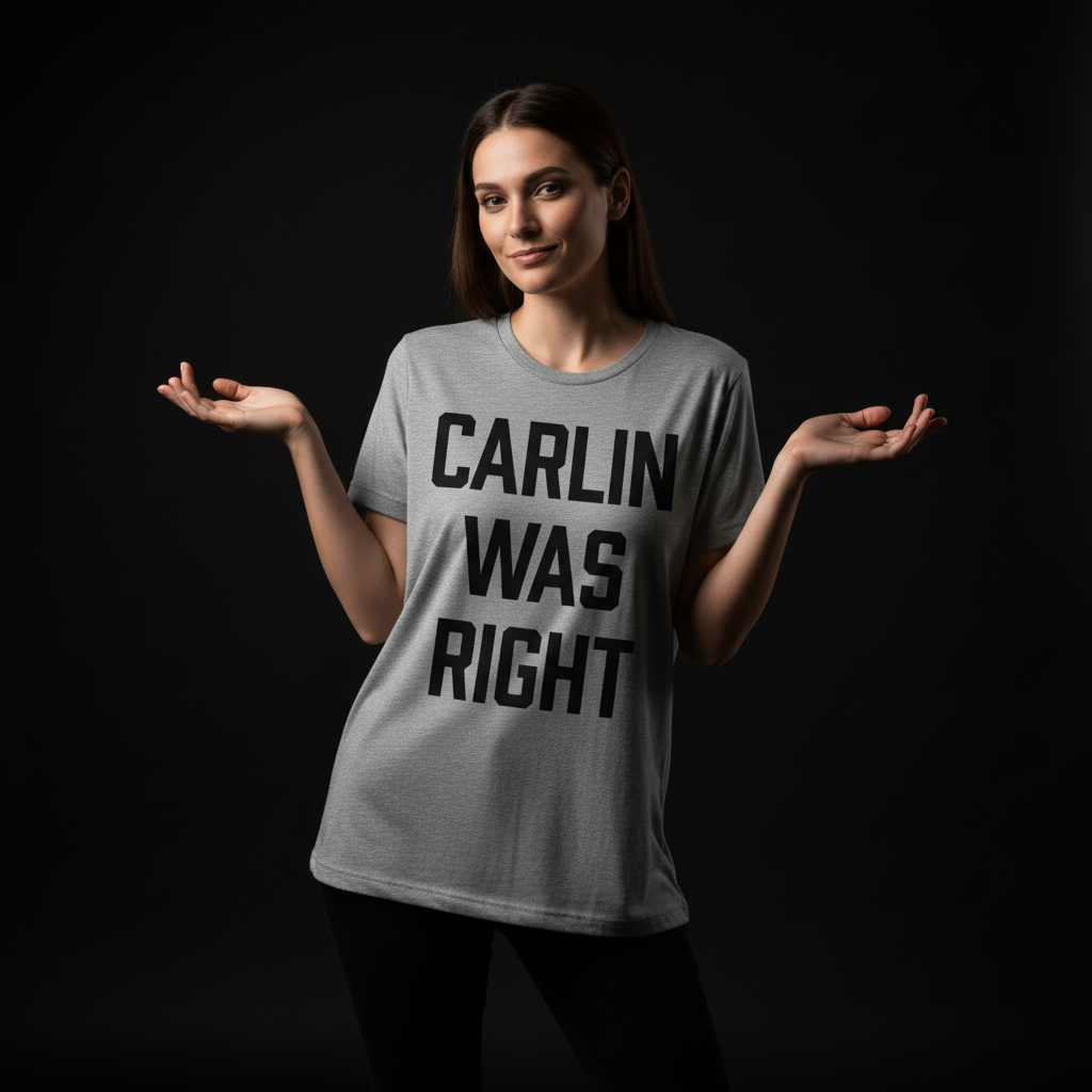Carlin Was Right Tri-Blend Tee