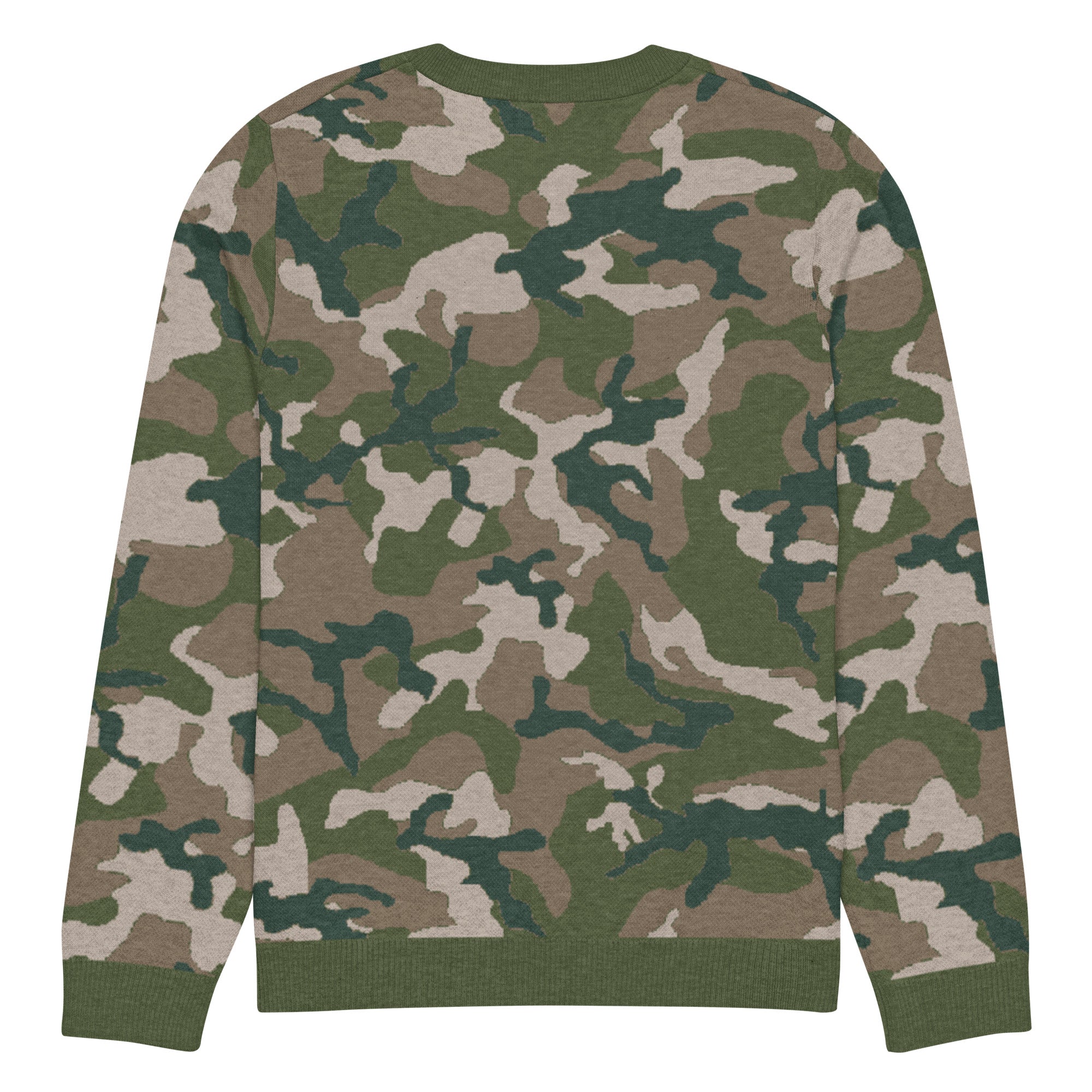 Woodland M81 Camo Knitted Crew Neck Sweater