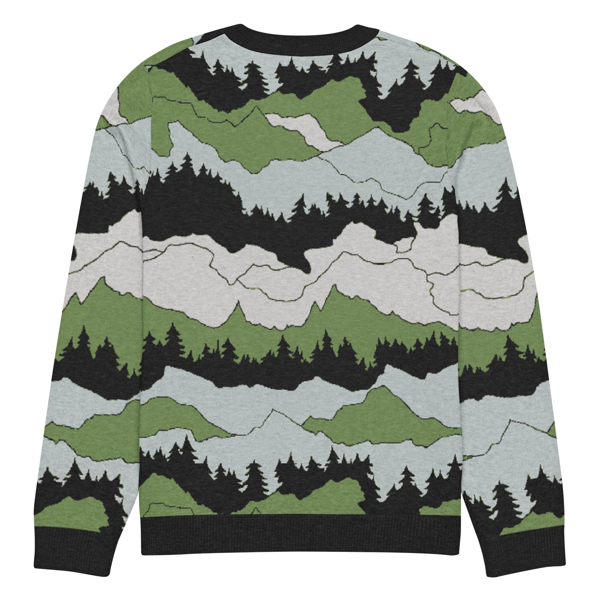 Echo Ridge Knitted Crew Neck Sweater