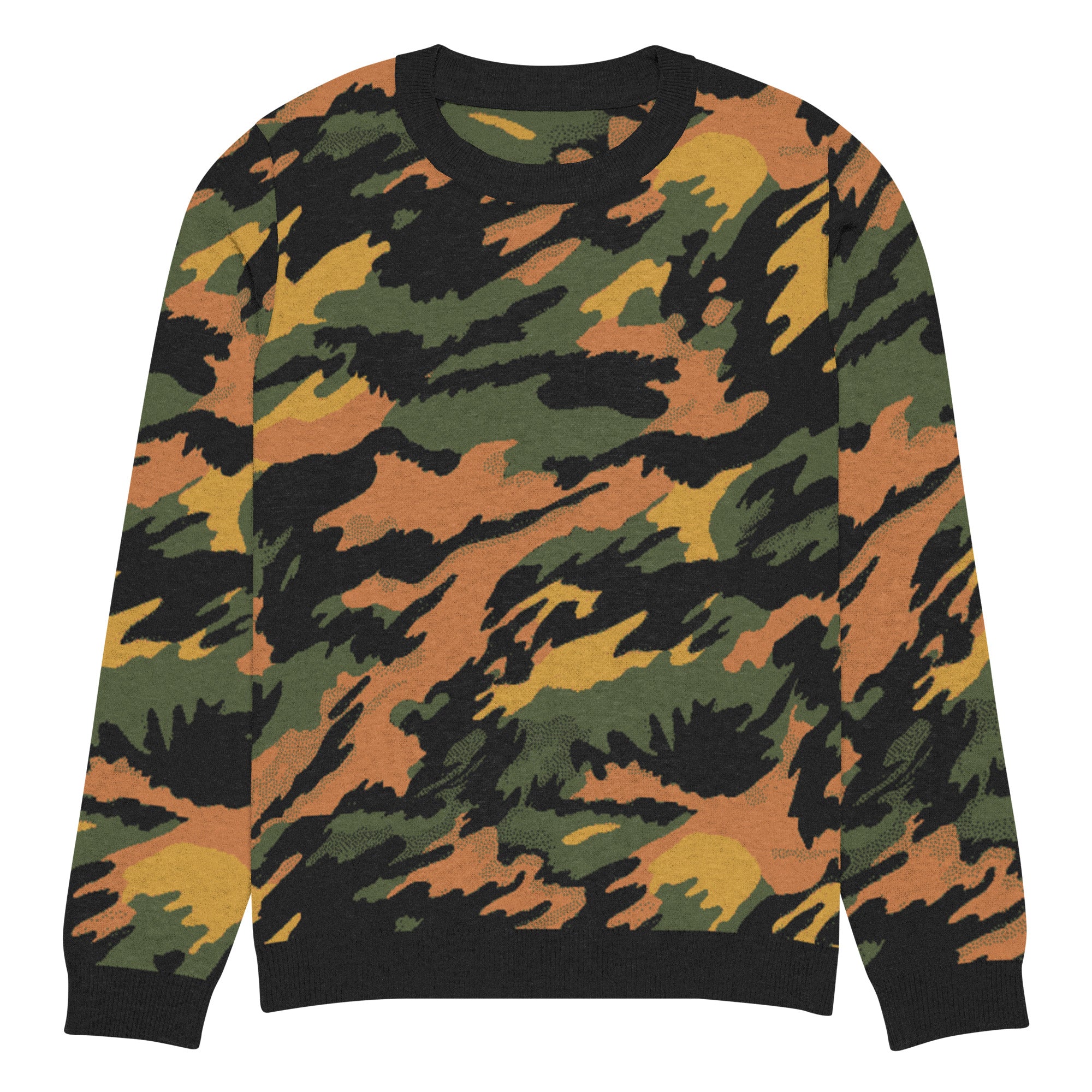 Autumn Resistance Knitted Pullover Recon Sweater