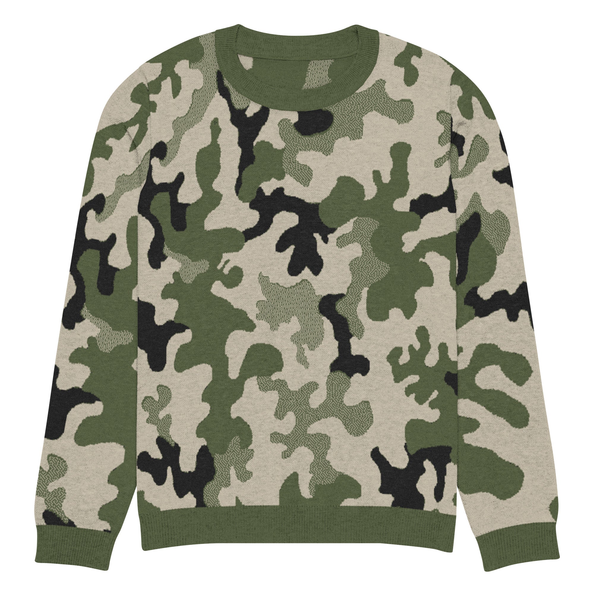 Outpost Camo Knitted Pullover Sweater