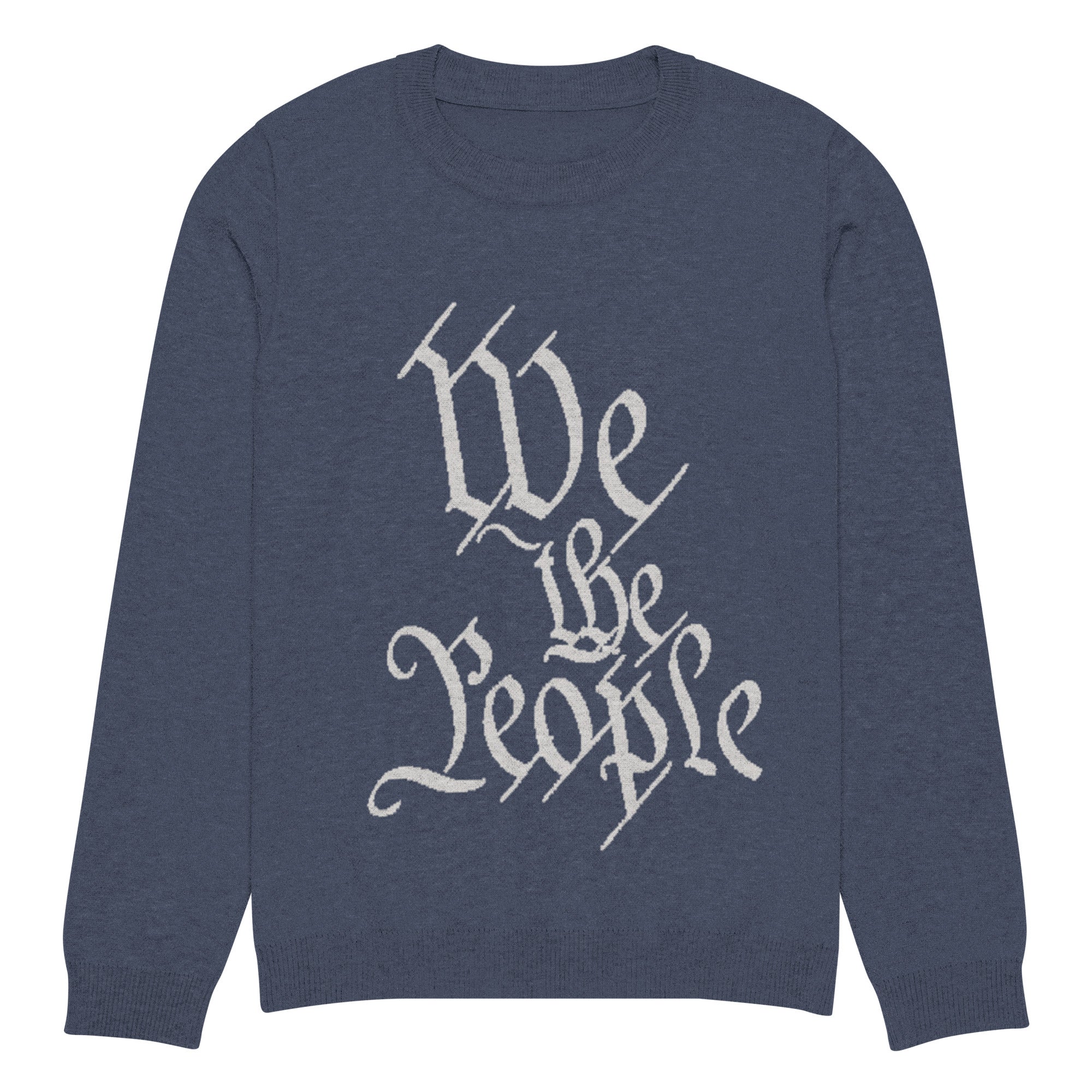 We the People Knitted Crew Neck Sweater