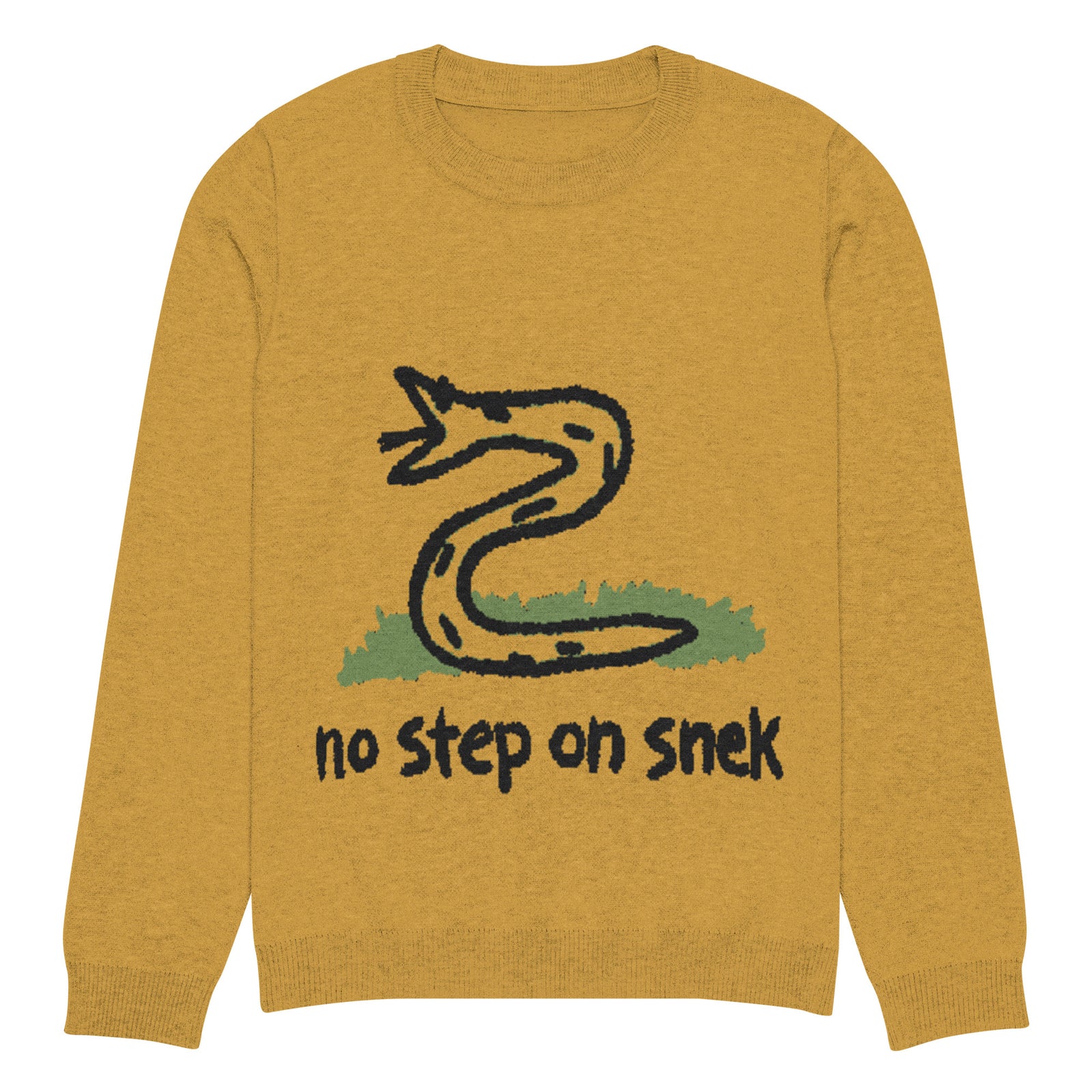 No Step on Snek Knitted Sweater