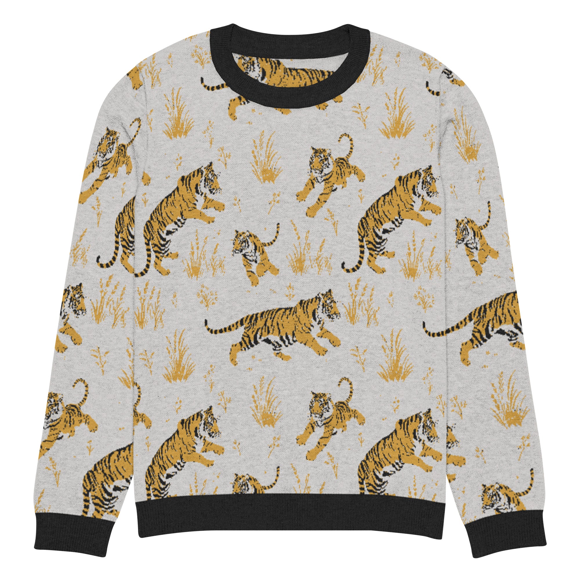 Tigers Knitted Crew Neck Sweater