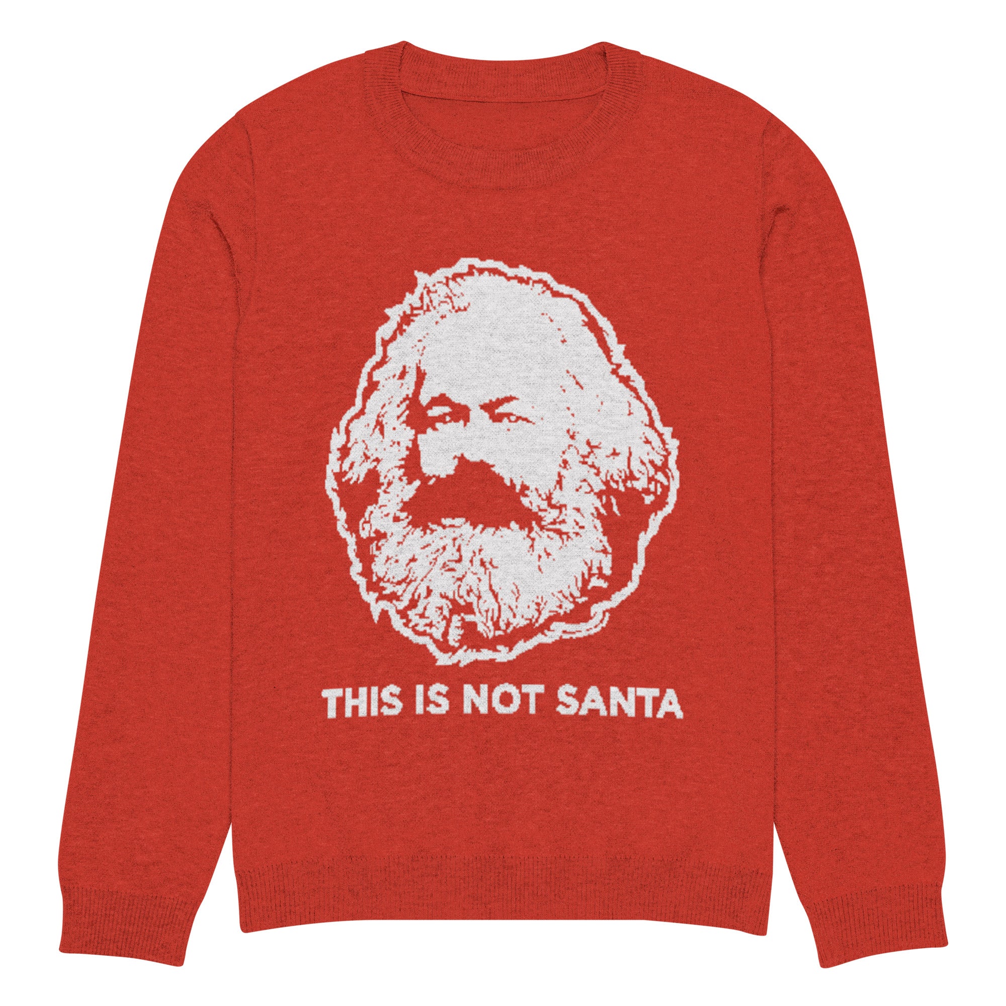 This Is Not Santa Karl Marx Knitted Sweater