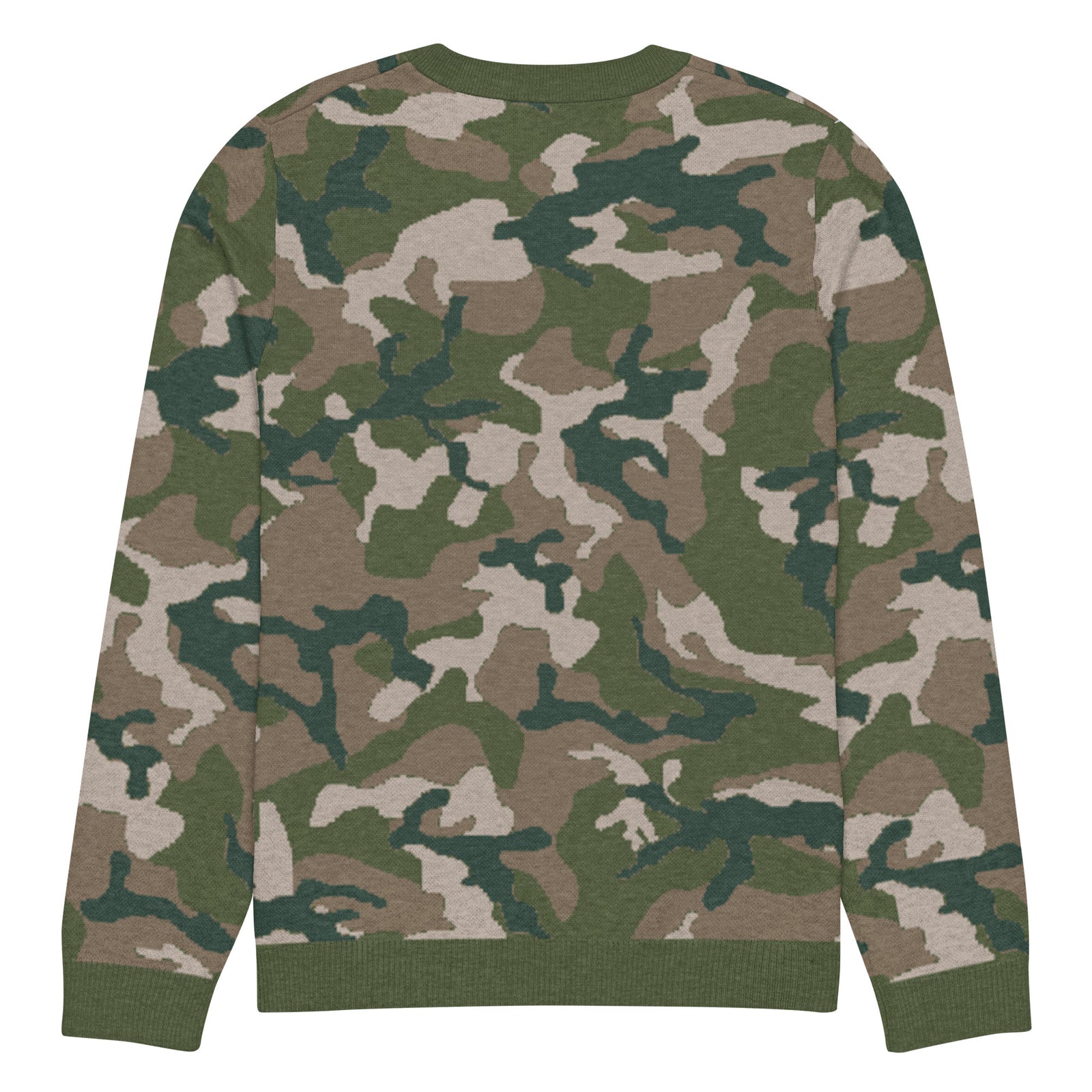 Woodland M81 Camo Knitted Crew Neck Sweater