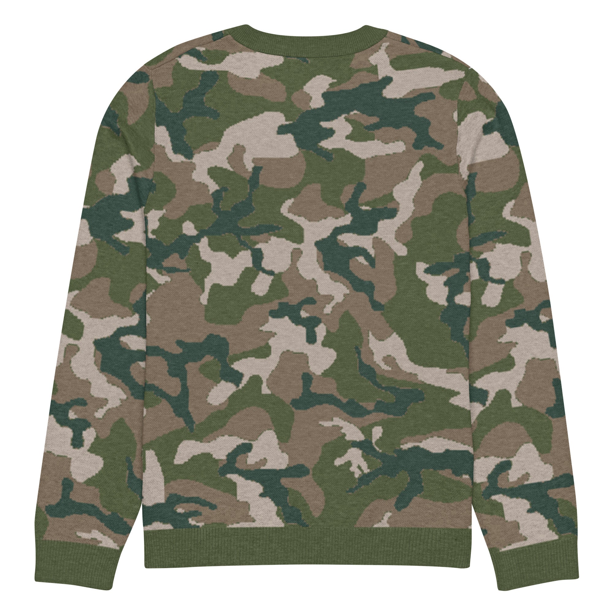 Woodland M81 Camo Knitted Crew Neck Sweater