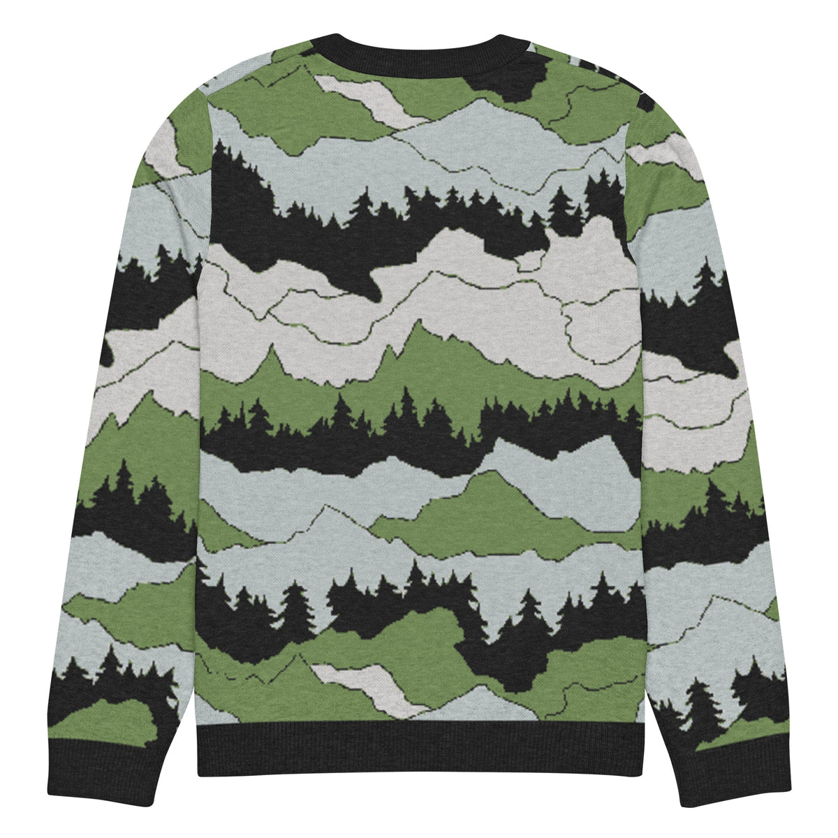 Echo Ridge Knitted Crew Neck Sweater