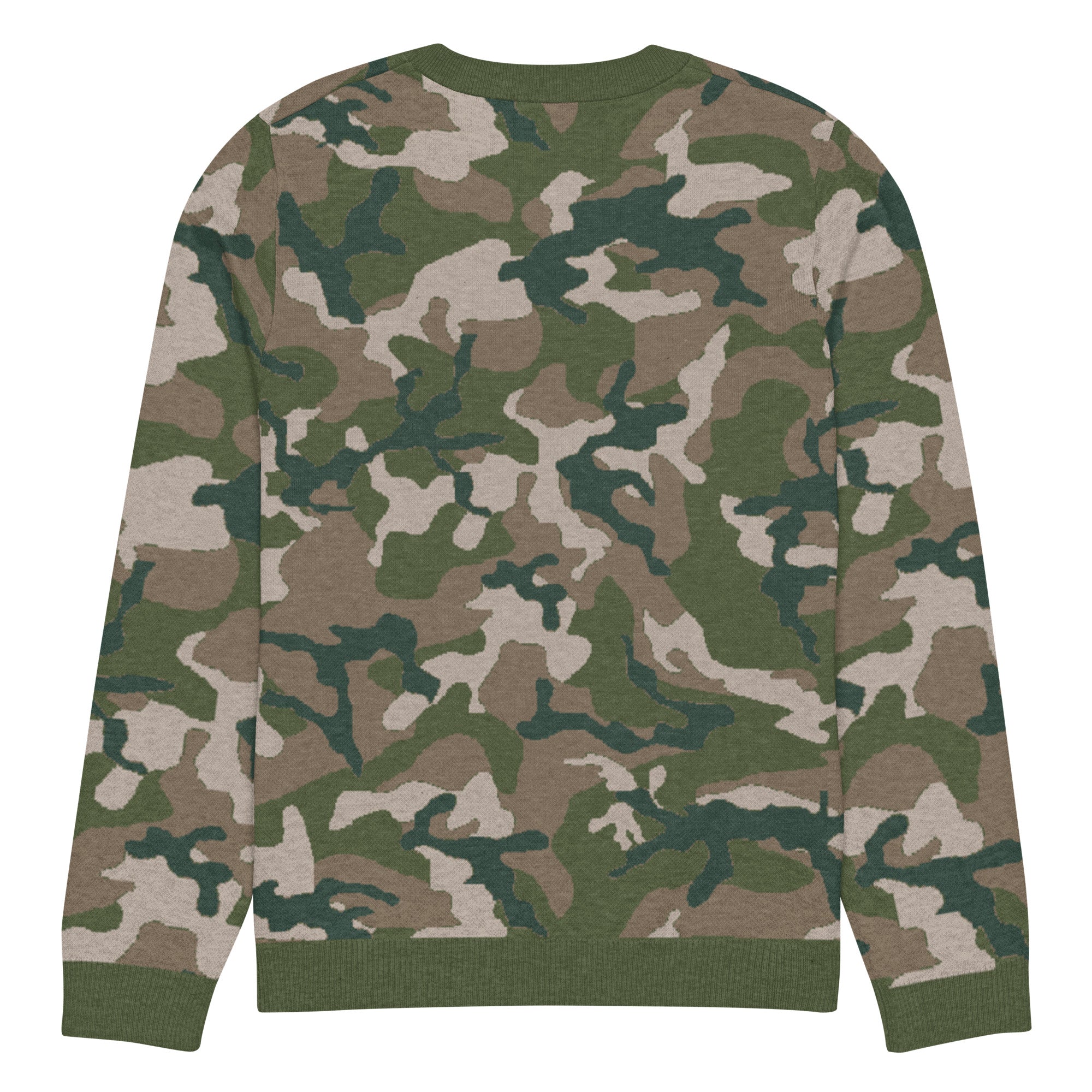 Woodland M81 Camo Knitted Crew Neck Sweater