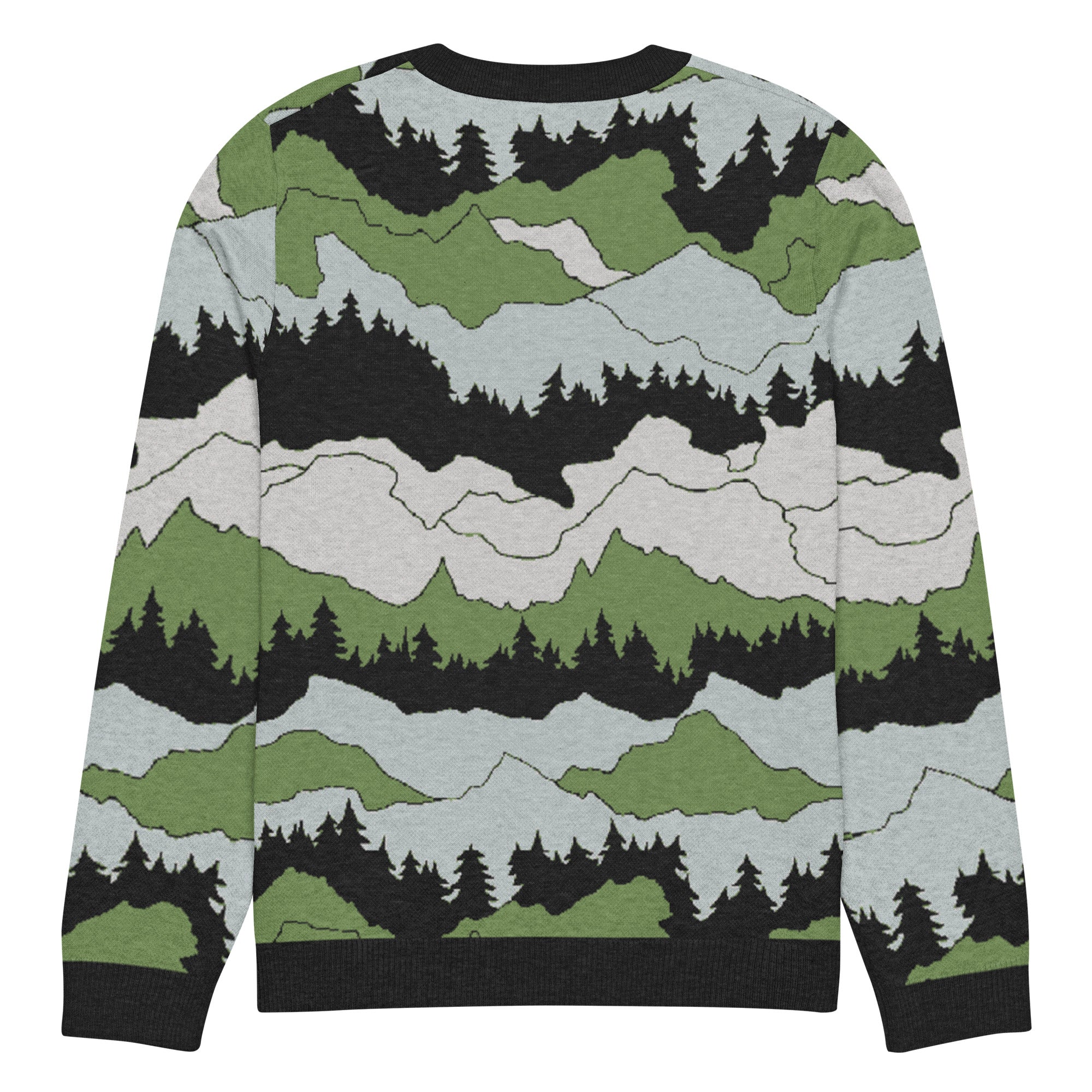 Echo Ridge Knitted Crew Neck Sweater