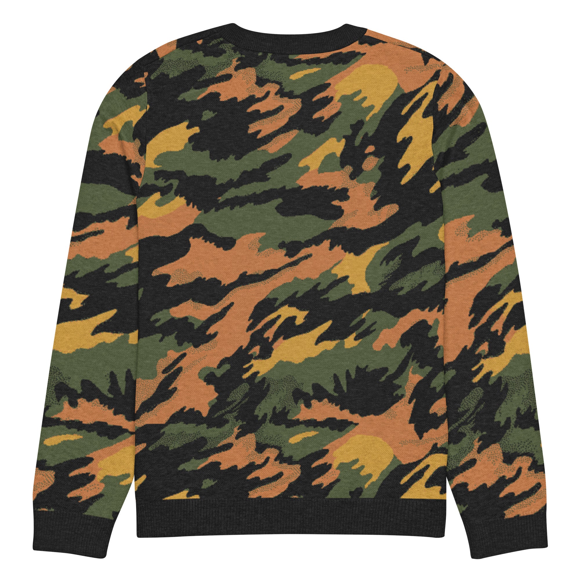 Autumn Resistance Knitted Pullover Recon Sweater