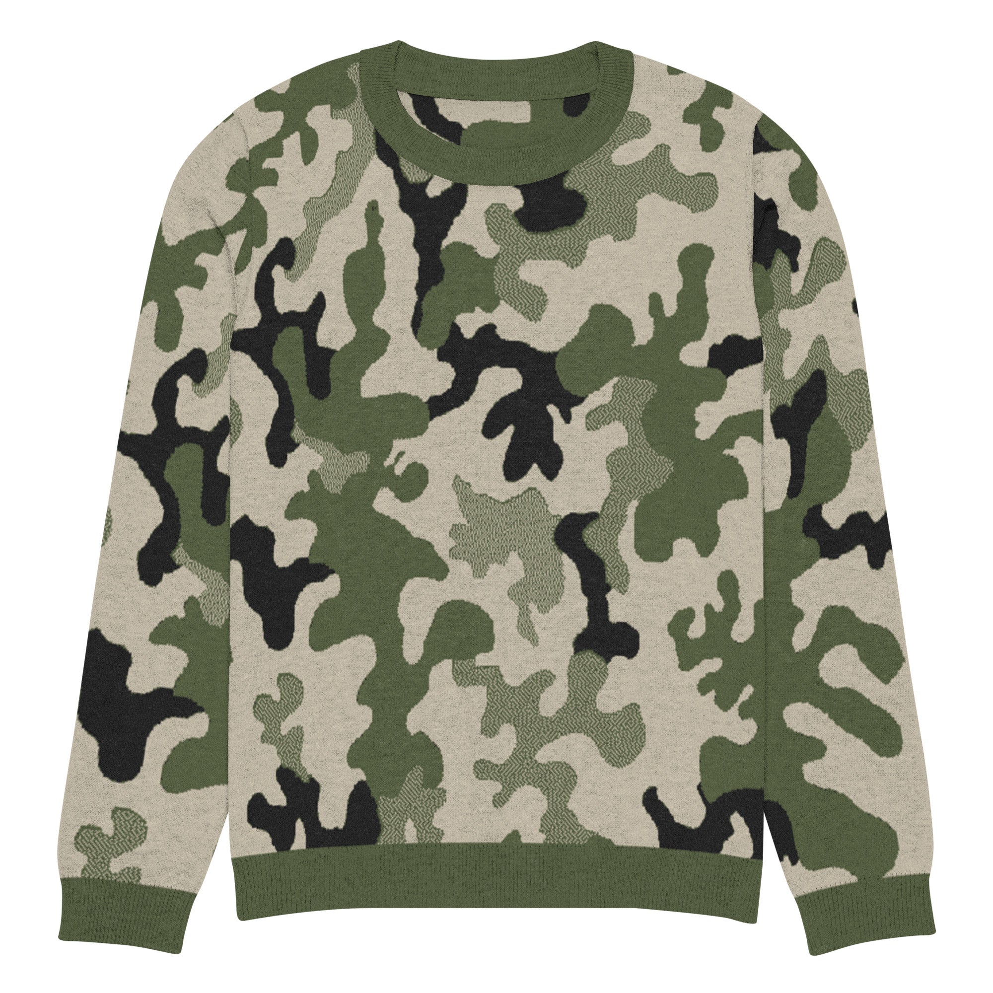 Outpost Camo Knitted Pullover Sweater